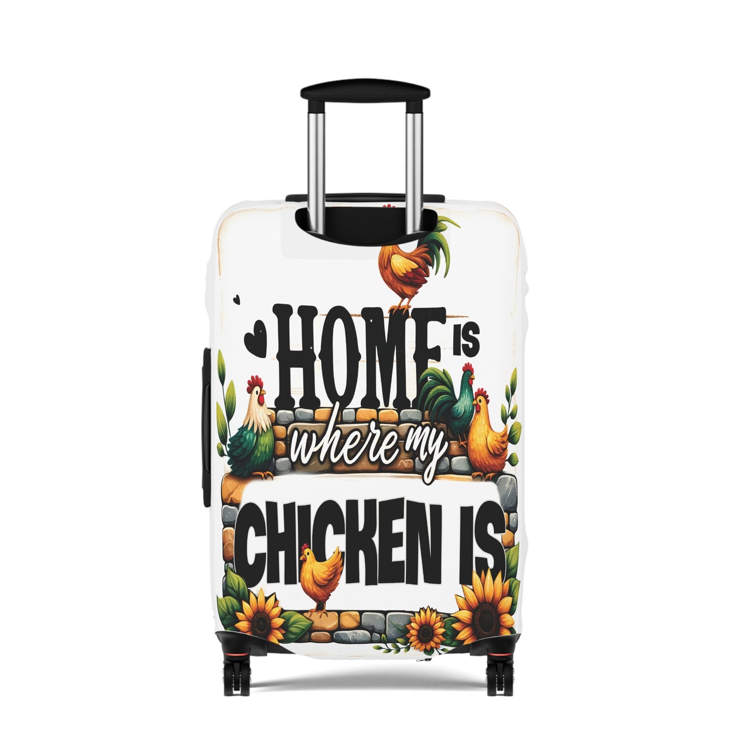 Luggage Cover, Chicken, Home is where my Chicken is, awd-1261