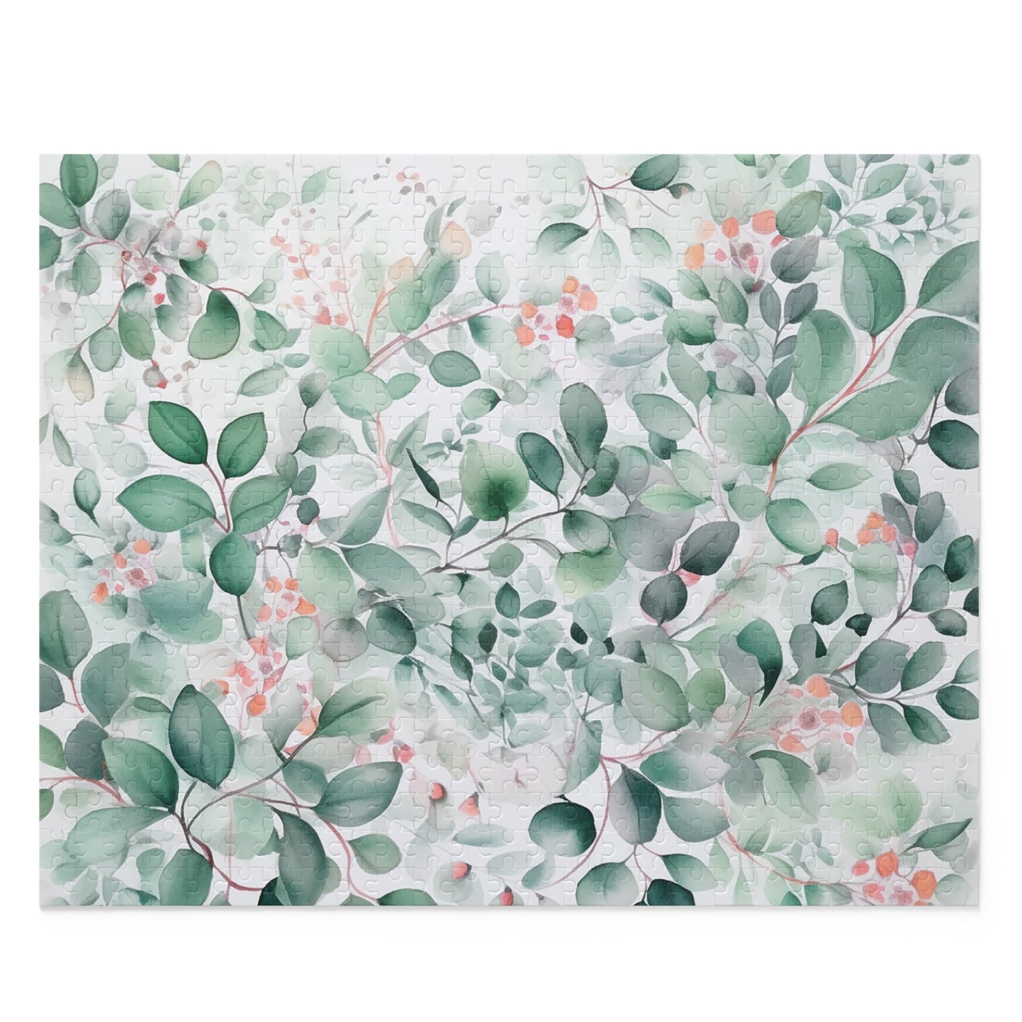 Personalised/Non-Personalised Puzzle, Eucalyptus Leaves (120, 252, 500-Piece)