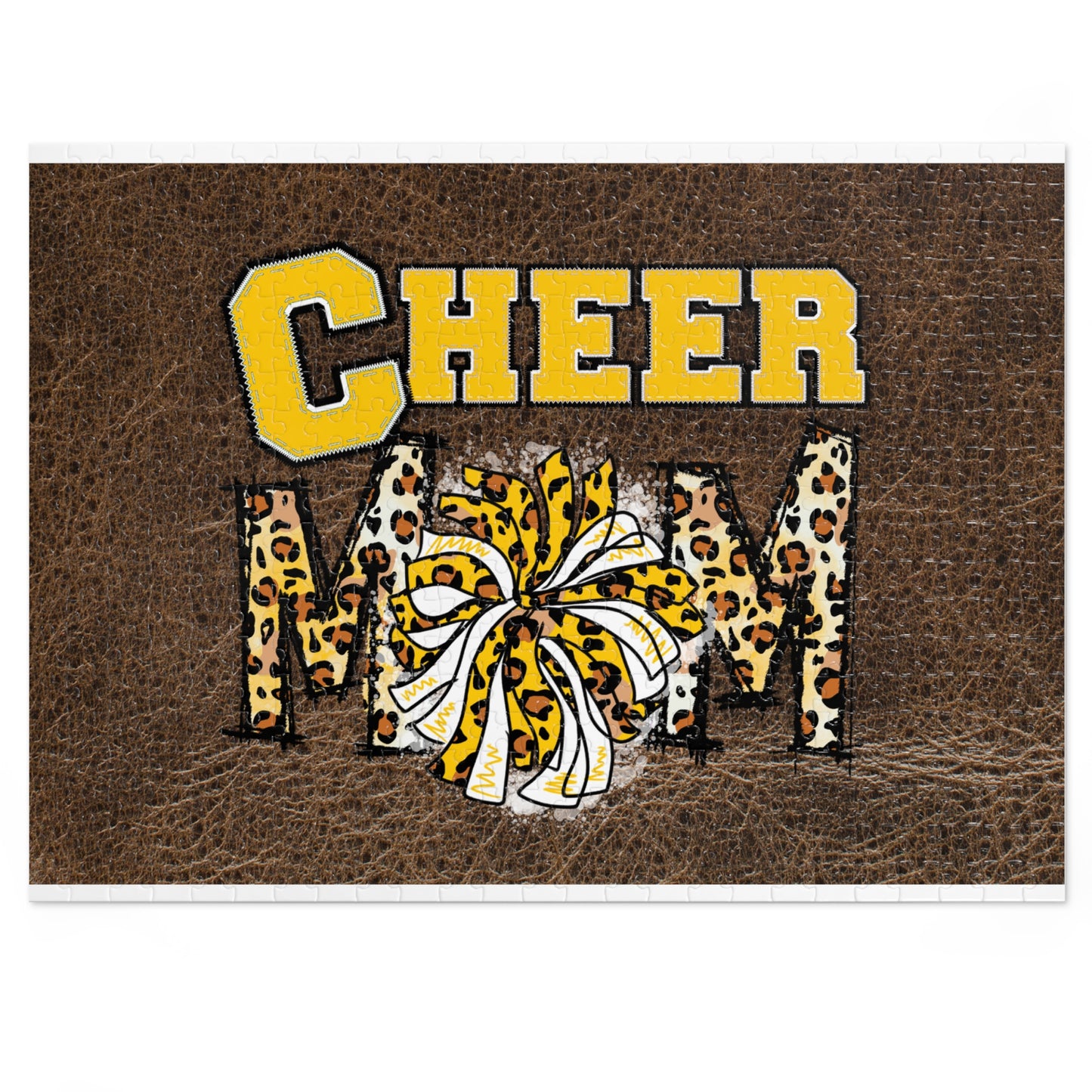 Jigsaw Puzzle, Cheer Mom, Personalised/Non-Personalised (30, 110, 252, 500,1000-Piece)