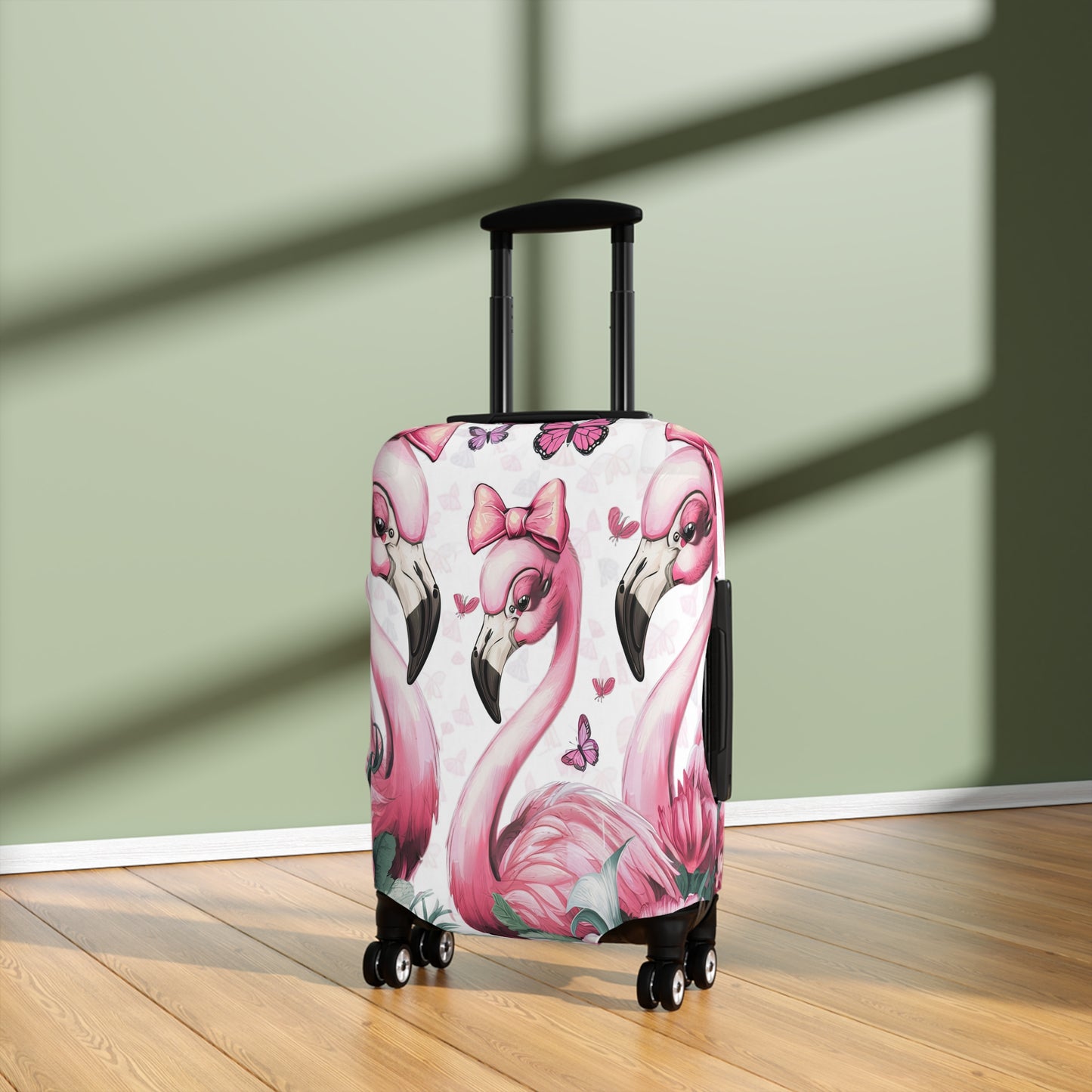 Luggage Cover, Flamingo, awd-3086