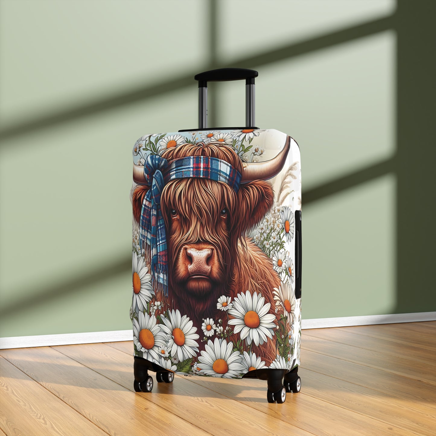 Luggage Cover, Highland Cow, awd-435