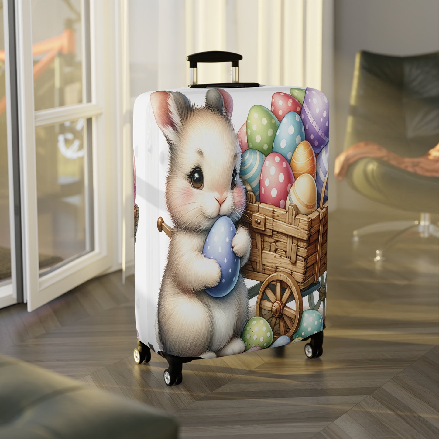 Luggage Cover, Easter, Rabbit, awd-1154