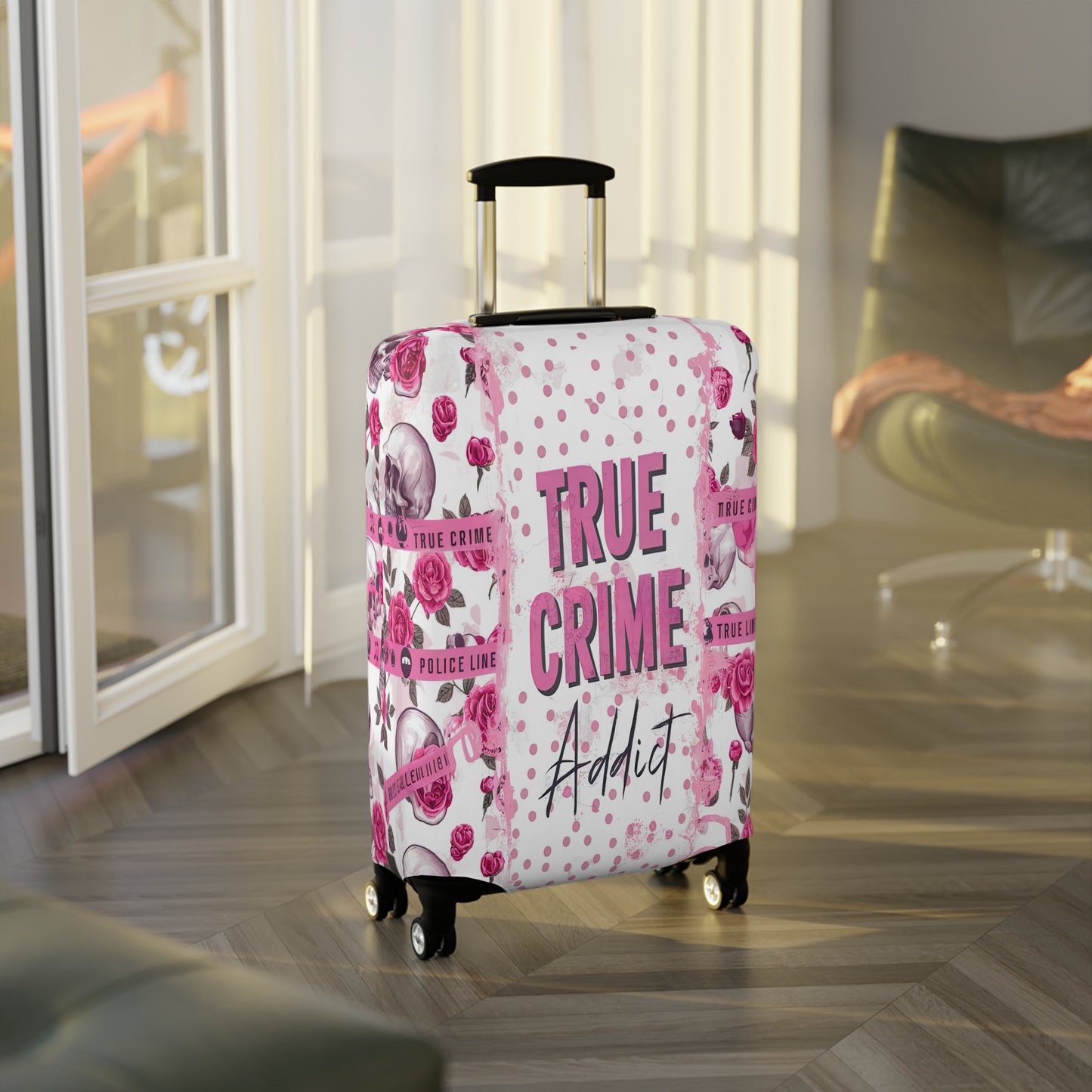 Luggage Cover, True Crime Addict, awd-1711