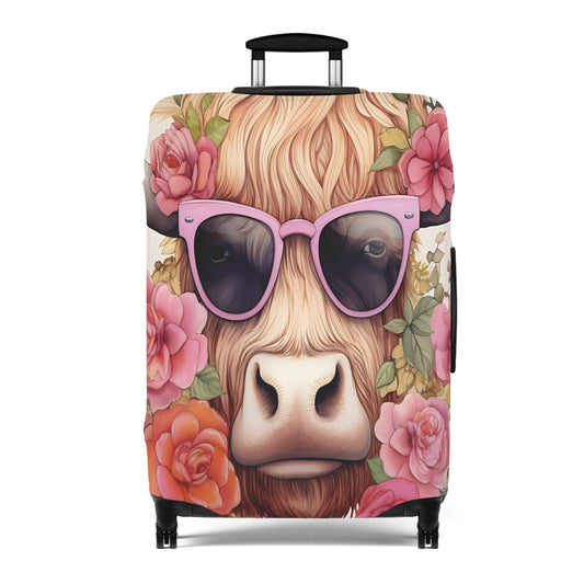 Luggage Cover, Highland Cow, awd-013