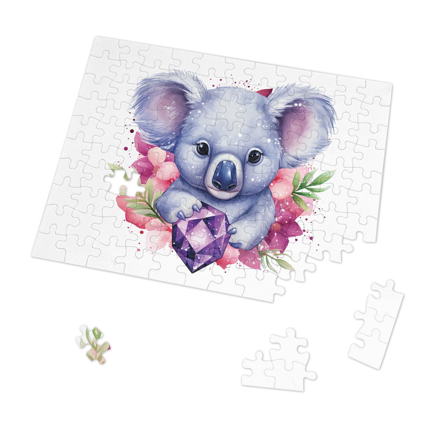 Jigsaw Puzzle in Tin, Australian Animals, Koala, Personalised/Non-Personalised, awd-507 (30, 110, 252, 500,1000-Piece)