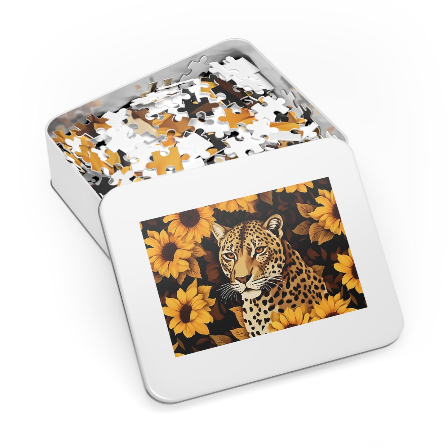 Jigsaw Puzzle, Leopard, Personalised/Non-Personalised (30, 110, 252, 500,1000-Piece)