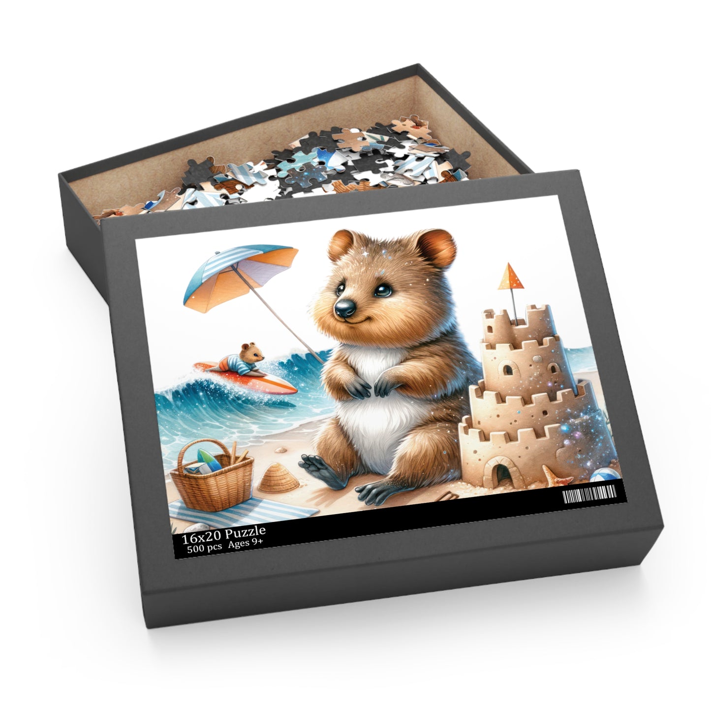 Personalised/Non-Personalised Puzzle, Quokka (120, 252, 500-Piece)