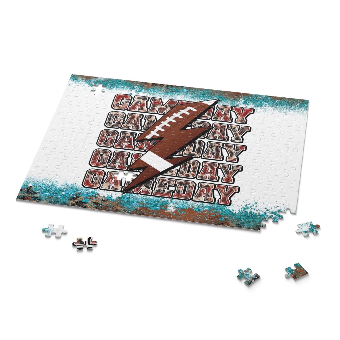 Personalised/Non-Personalised Puzzle, Football Gameday (120, 252, 500-Piece)