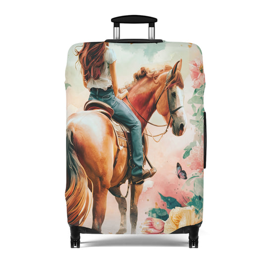 Luggage Cover, Country and Western, Country Girl and Horse, awd-1716