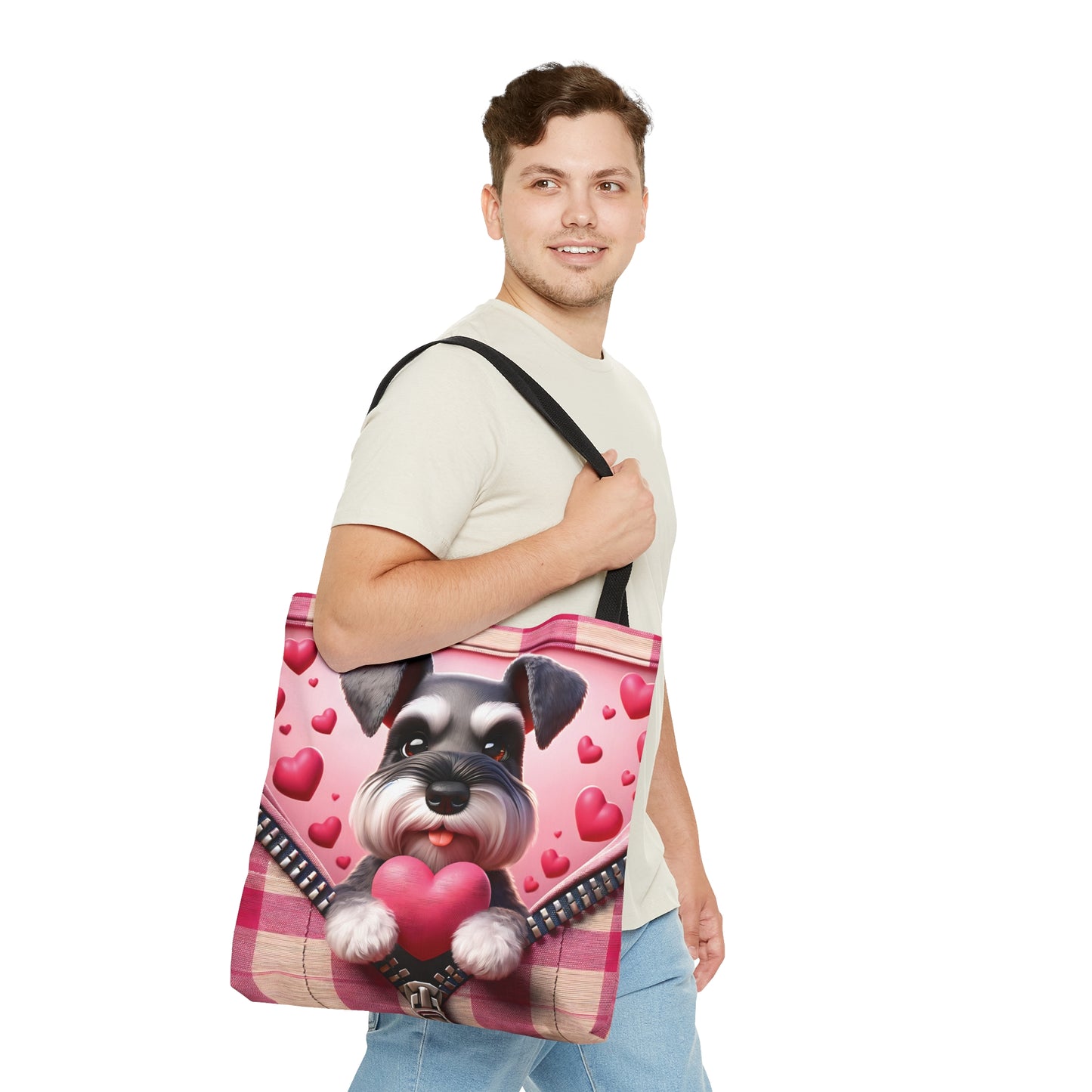 Tote Bag, Cute Dog, Personalised/Non-Personalised Tote bag