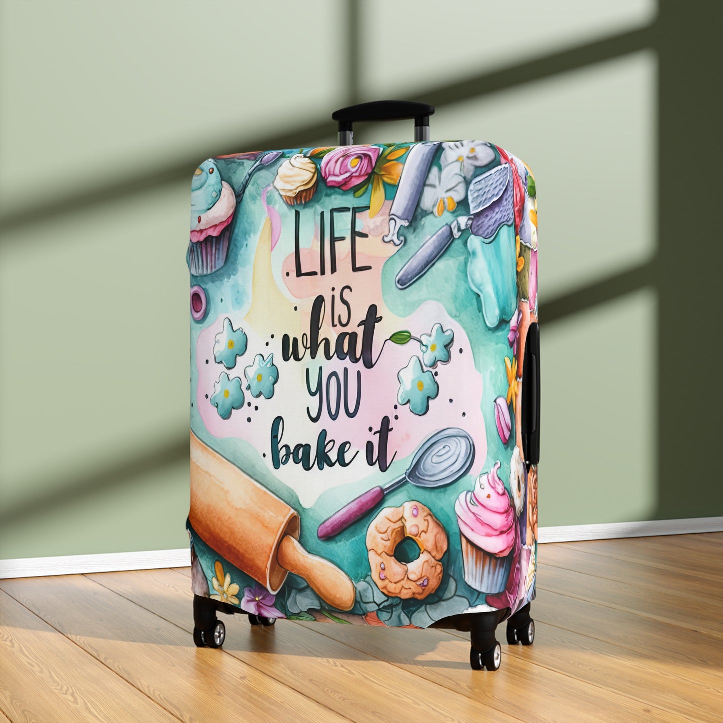 Luggage Cover, Baking, Life is what you bake it, awd-1762