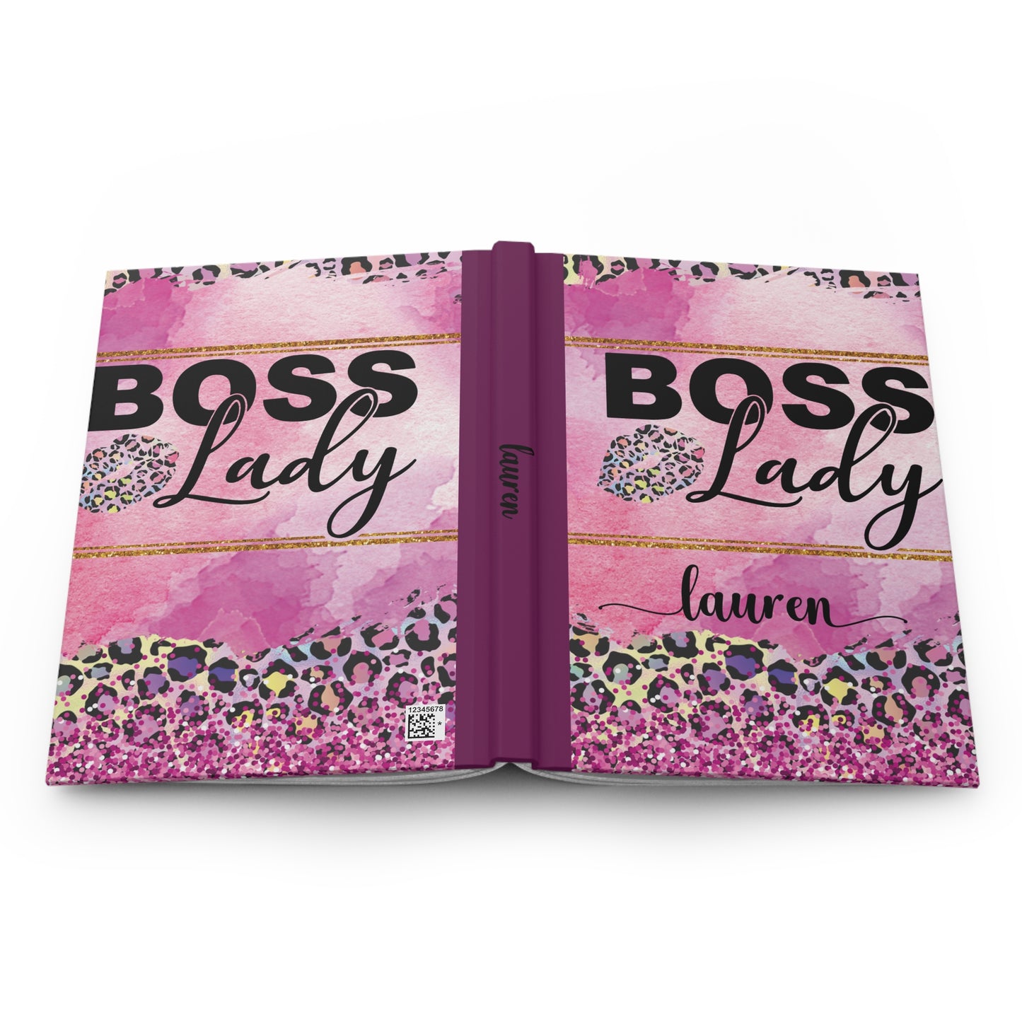 Personalised Hardcover Journal Matte, Boss Lady, awd-1471