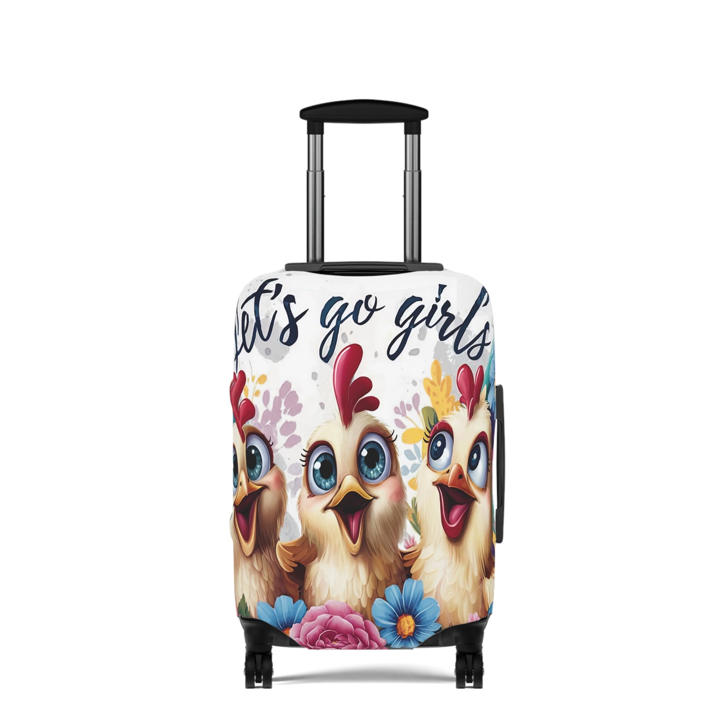 Luggage Cover, Chickens, Let's Go Girls, awd-1675