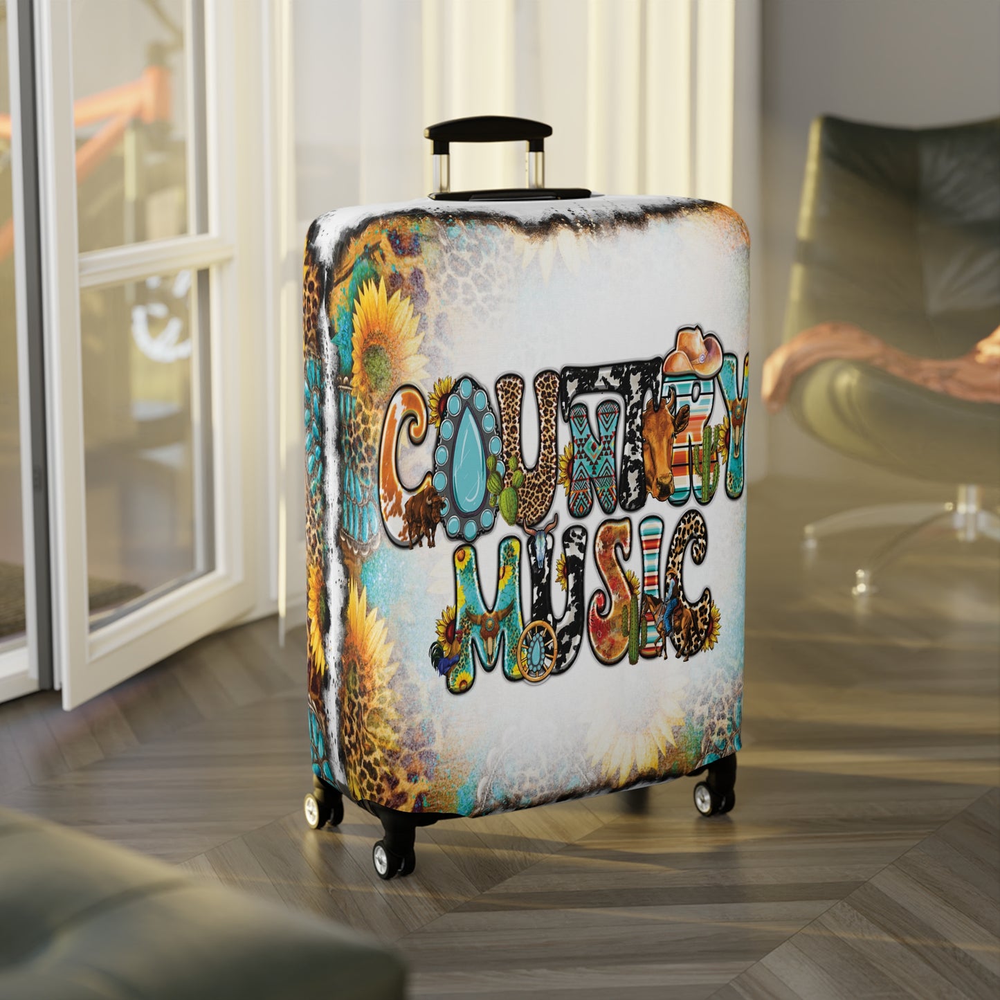 Luggage Cover, Country and Western, Country Music, awd-1025