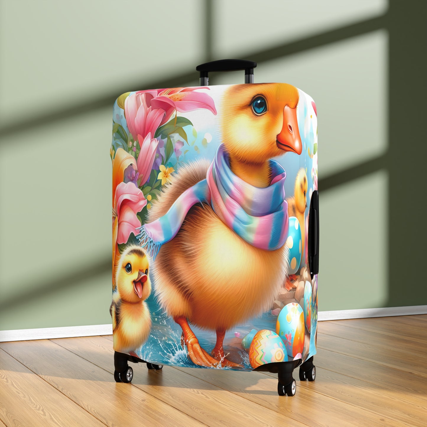 Luggage Cover, Easter, Duck, awd-1626