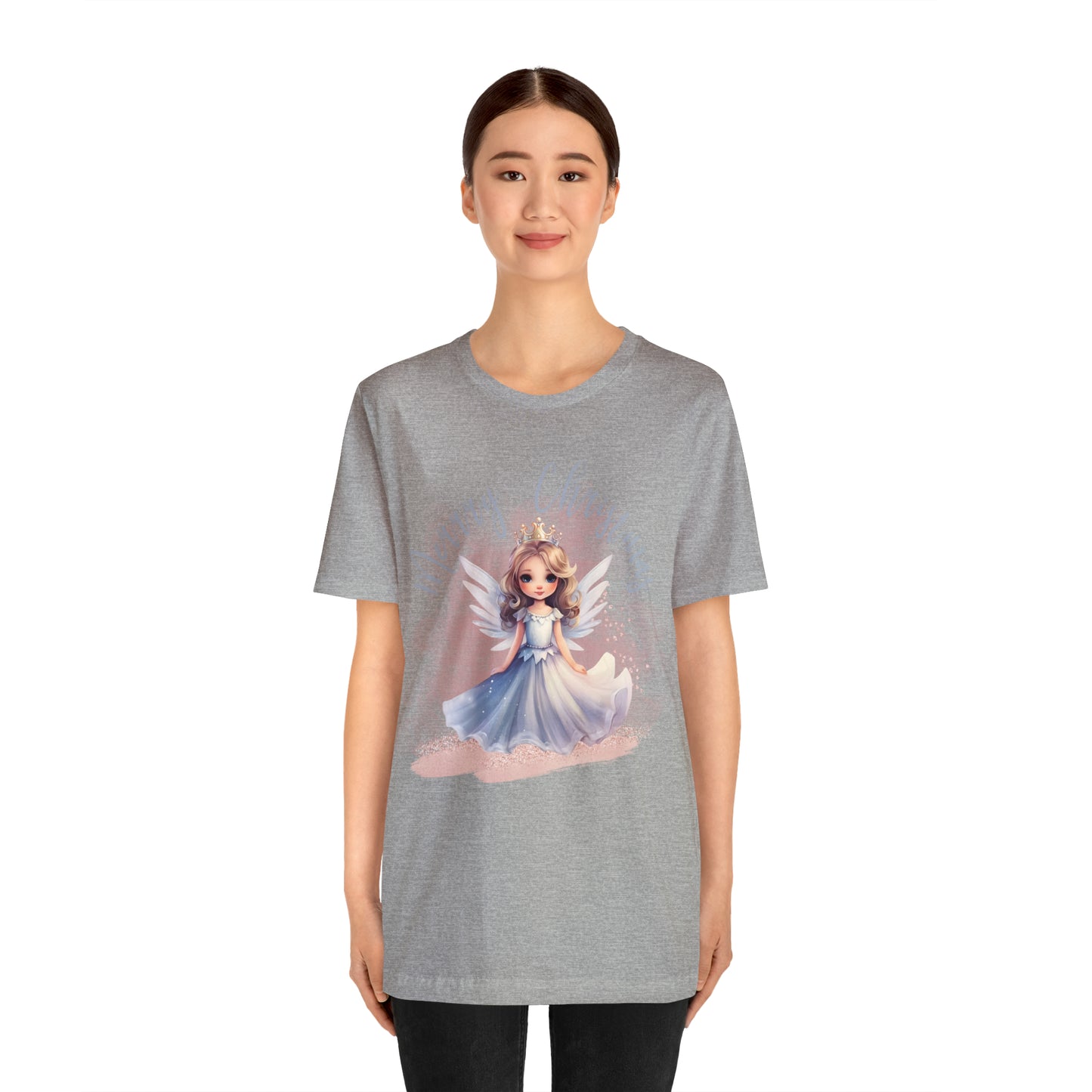 Unisex Jersey Short Sleeve Tee Christmas, Women's Fairy T-shirt A-0011