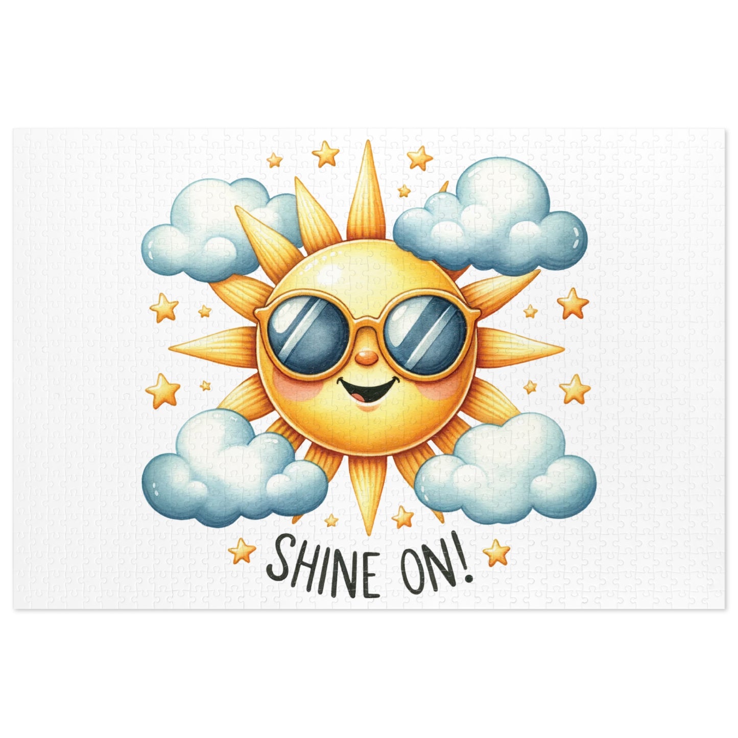 Jigsaw Puzzle, Sun, Shine On, Personalised/Non-Personalised (30, 110, 252, 500,1000-Piece)