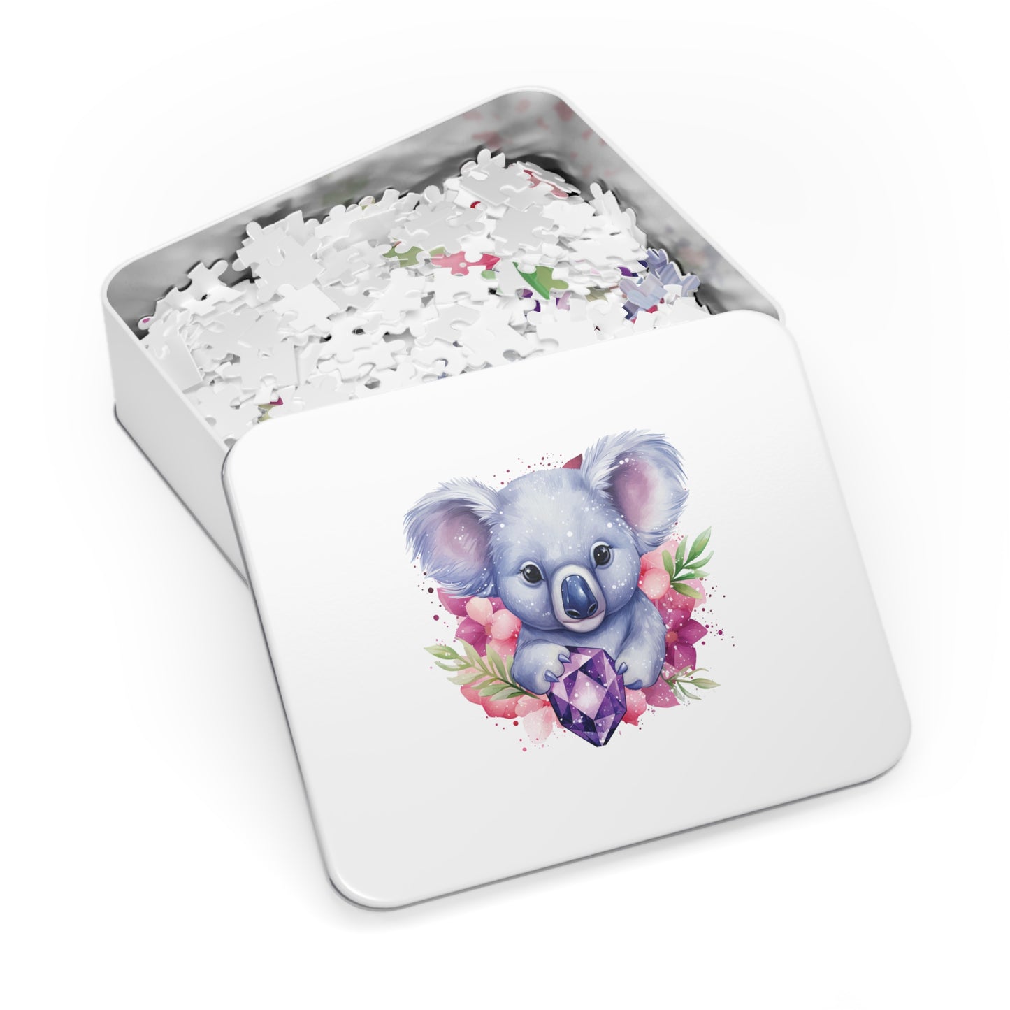 Jigsaw Puzzle in Tin, Australian Animals, Koala, Personalised/Non-Personalised, awd-507 (30, 110, 252, 500,1000-Piece)