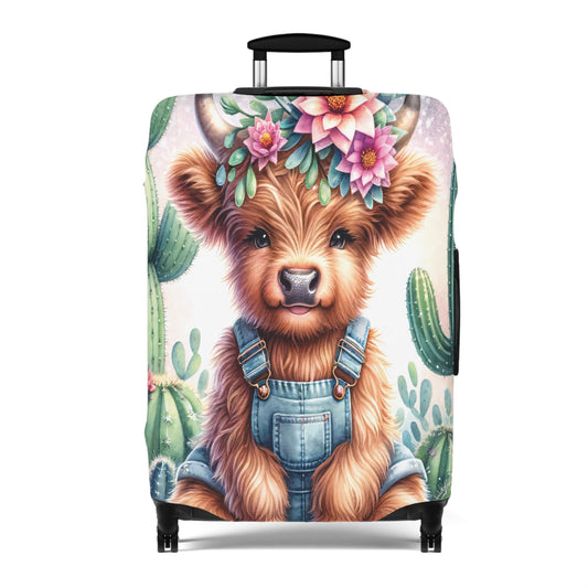 Luggage Cover, Highland Cow, awd-1160