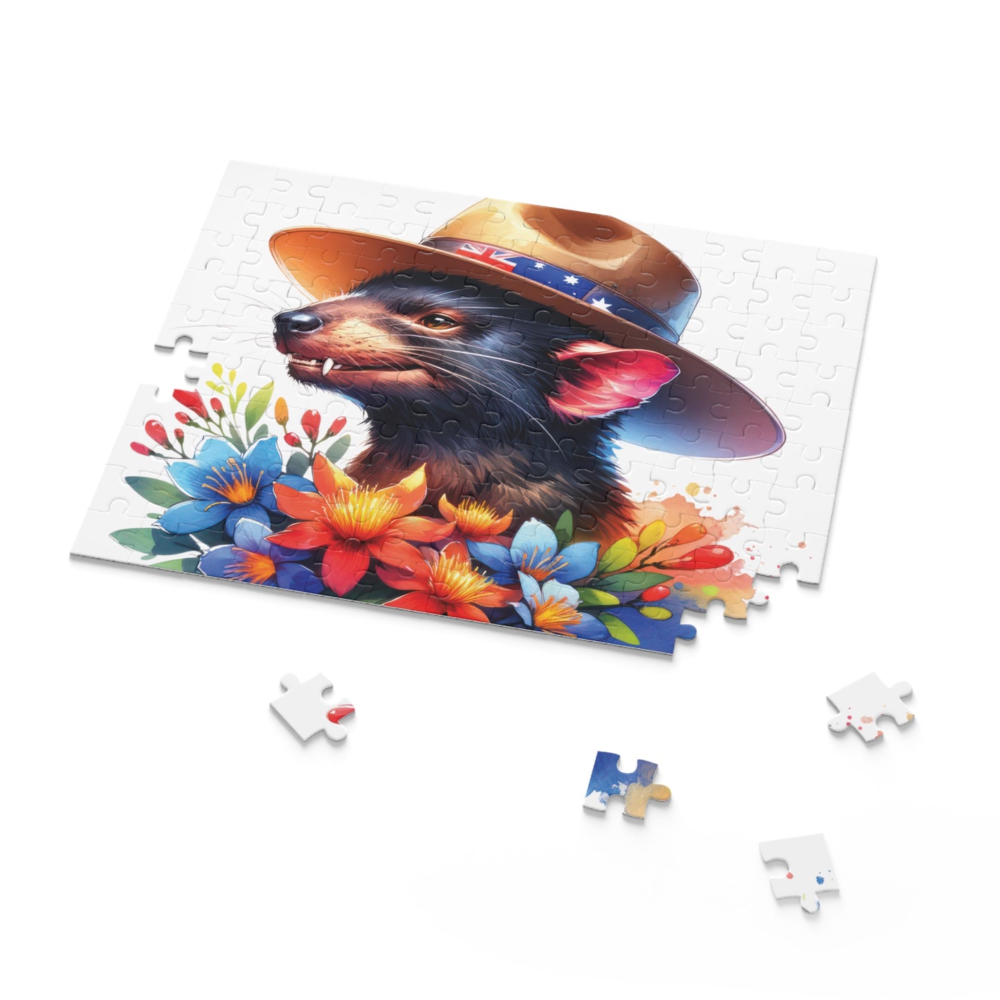 Personalised/Non-Personalised Puzzle, Tasmanian Devil (120, 252, 500-Piece)