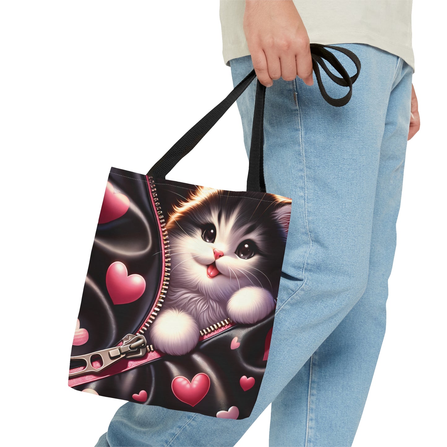 Tote Bag, Cat, Personalised/Non-Personalised Tote bag