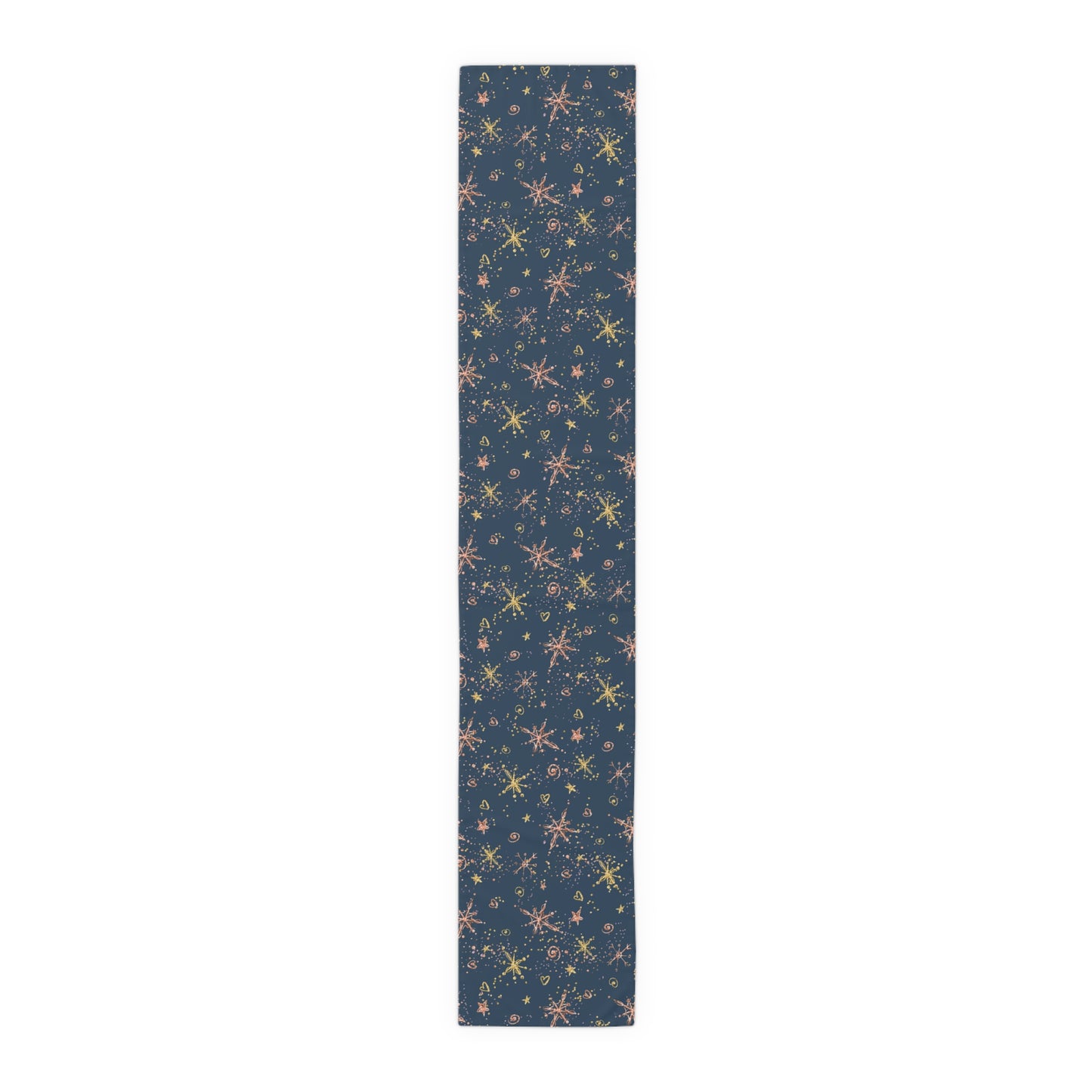 Christmas Stars Table Runner, Cotton Twill and Poly Available