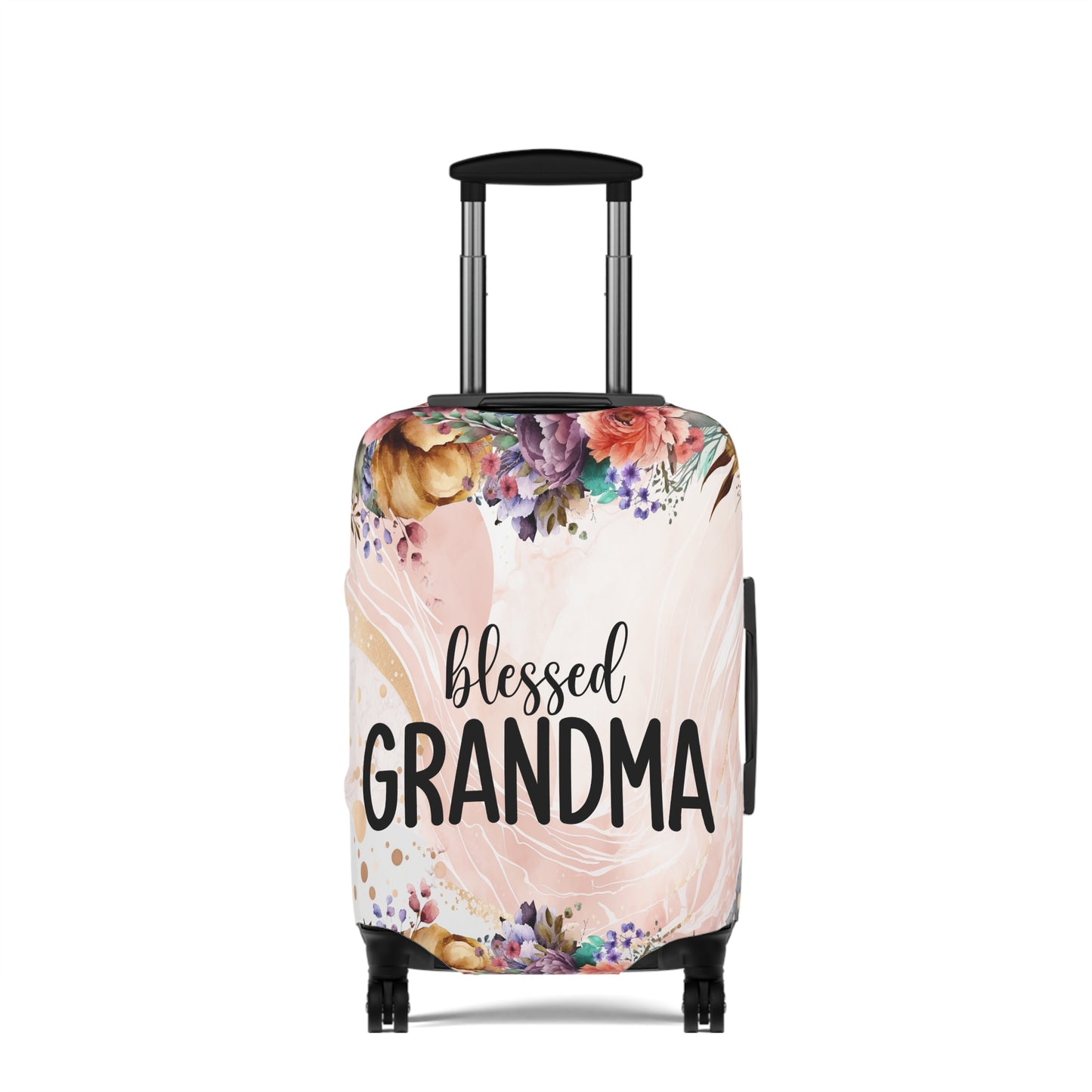 Luggage Cover, Floral, Blessed Grandma, awd-728