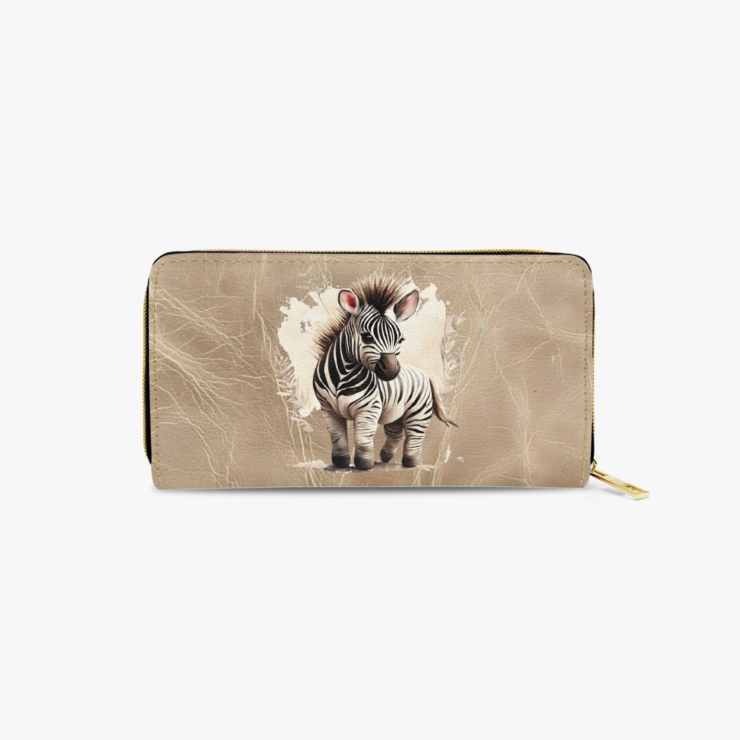 Long Type Zipper Purse - Zebra