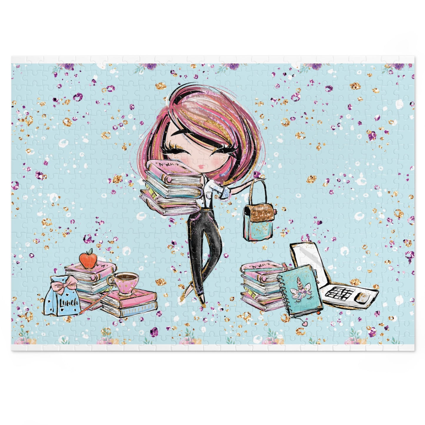 Jigsaw Puzzle, Teacher, Personalised/Non-Personalised (30, 110, 252, 500,1000-Piece)