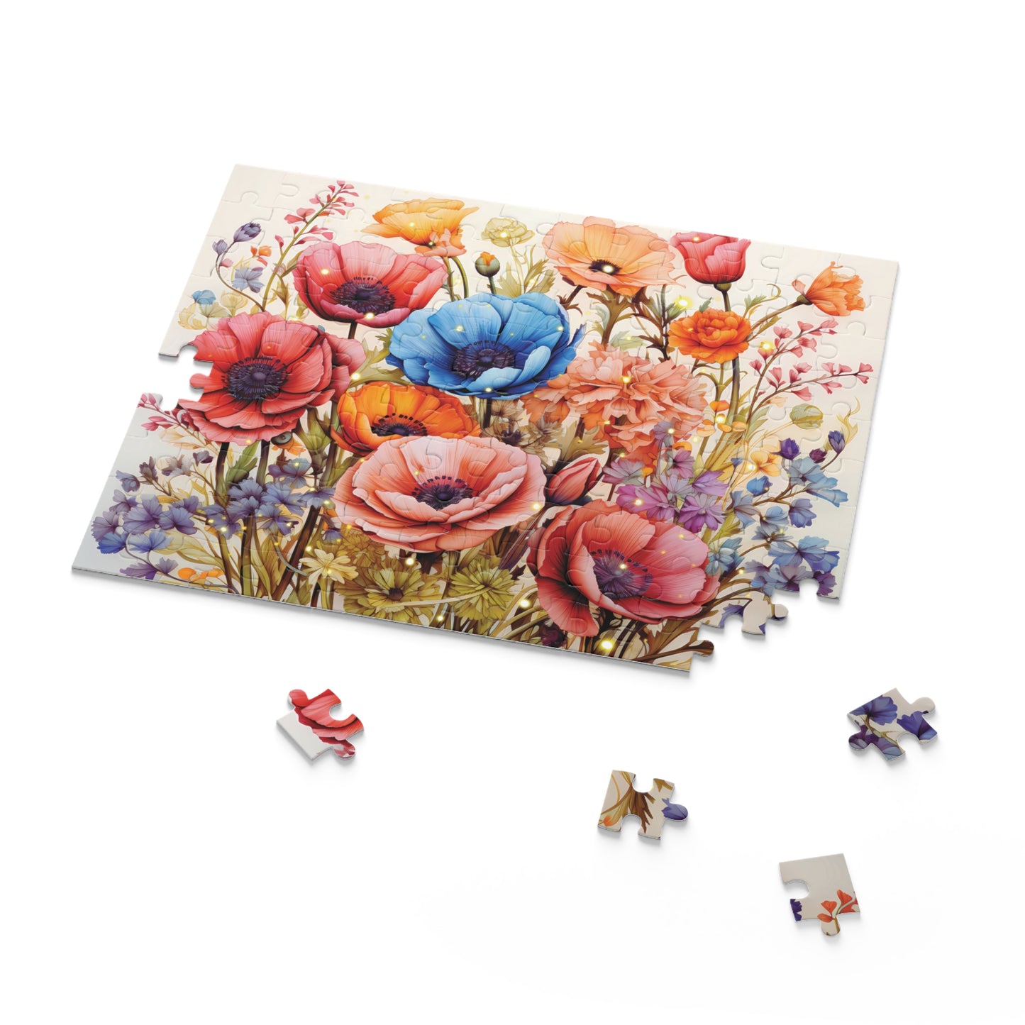 Personalised/Non-Personalised Puzzle, Floral (120, 252, 500-Piece)