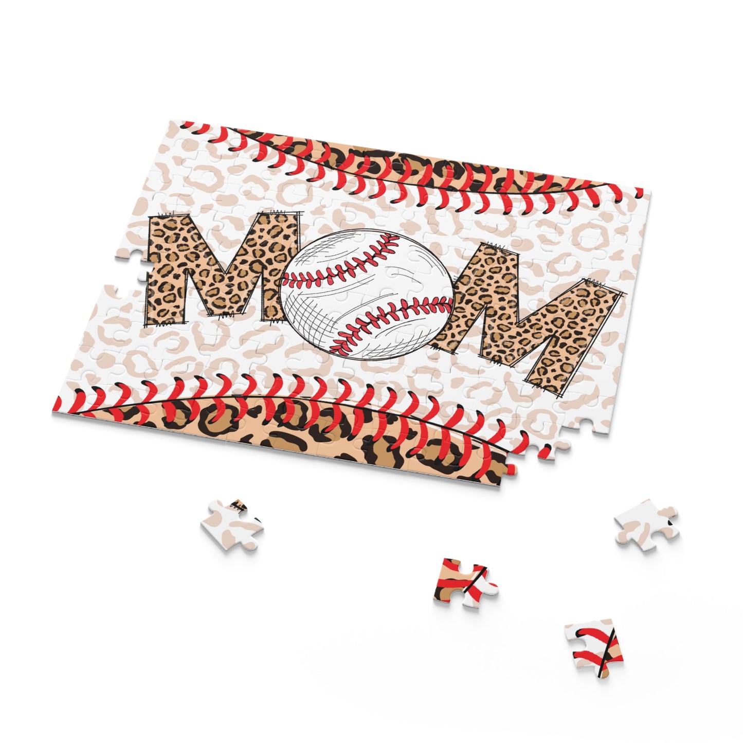 Personalised/Non-Personalised Puzzle, Softball Mom (120, 252, 500-Piece) awd-607