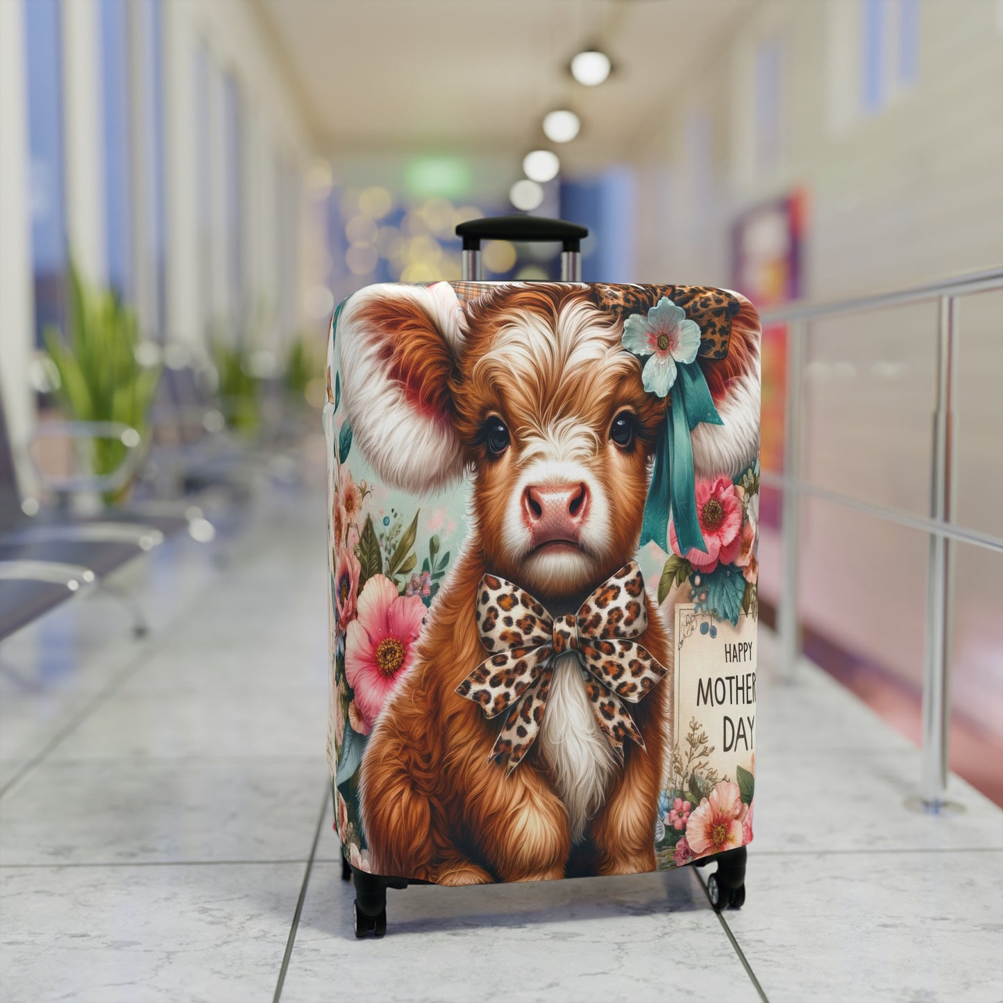 Luggage Cover, Highland Cow, awd-5013