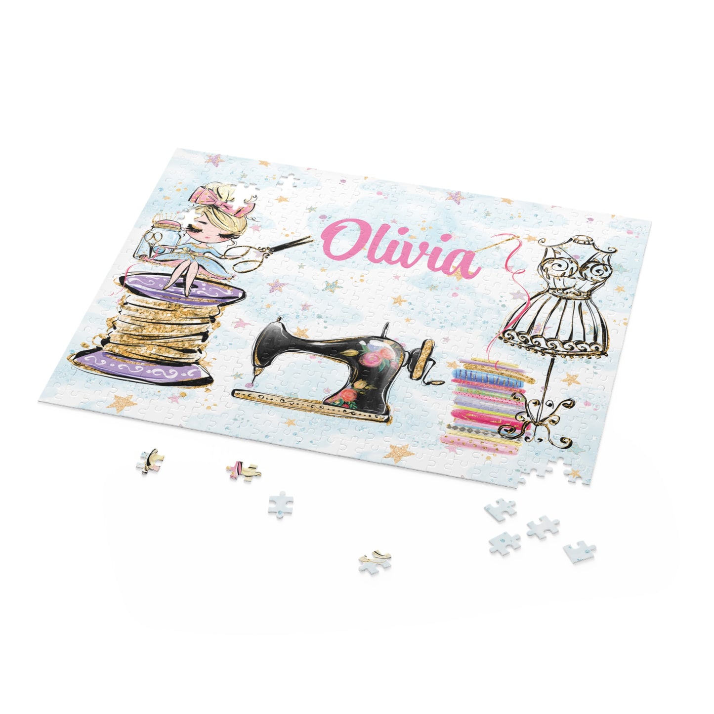 Personalised/Non-Personalised Puzzle, Sewing (120, 252, 500-Piece)