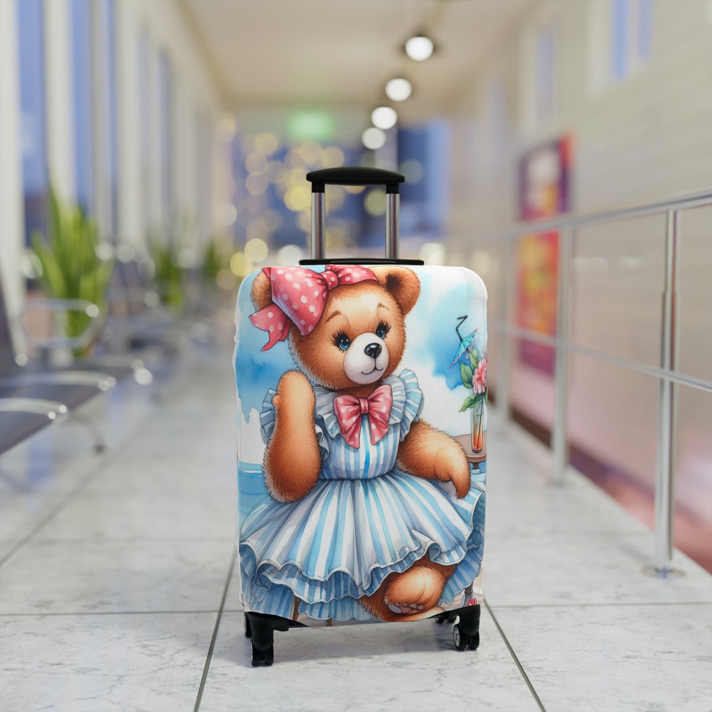 Luggage Cover, Teddy Bear, awd-3030