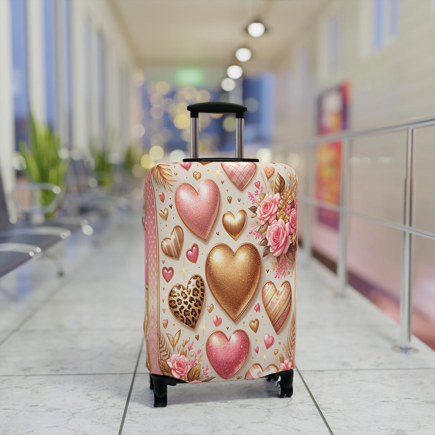 Luggage Cover, Hearts, awd-430