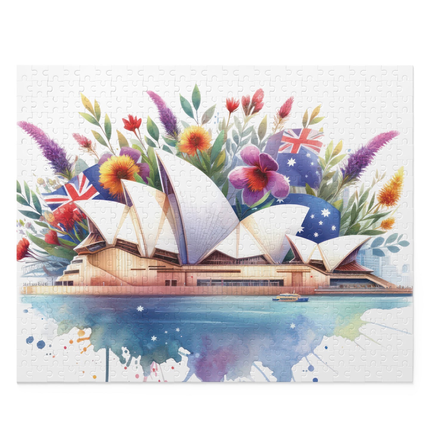 Personalised/Non-Personalised Puzzle, Sydney Opera House (120, 252, 500-Piece)