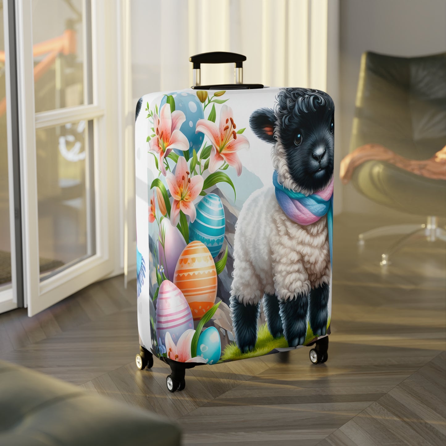 Luggage Cover, Easter, Lamb, awd-1625