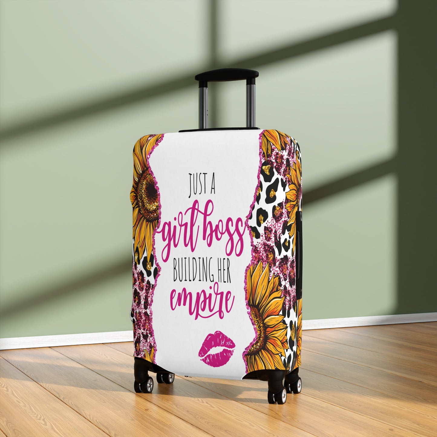 Luggage Cover, Just a Girl Boss building her Empire, awd-1696