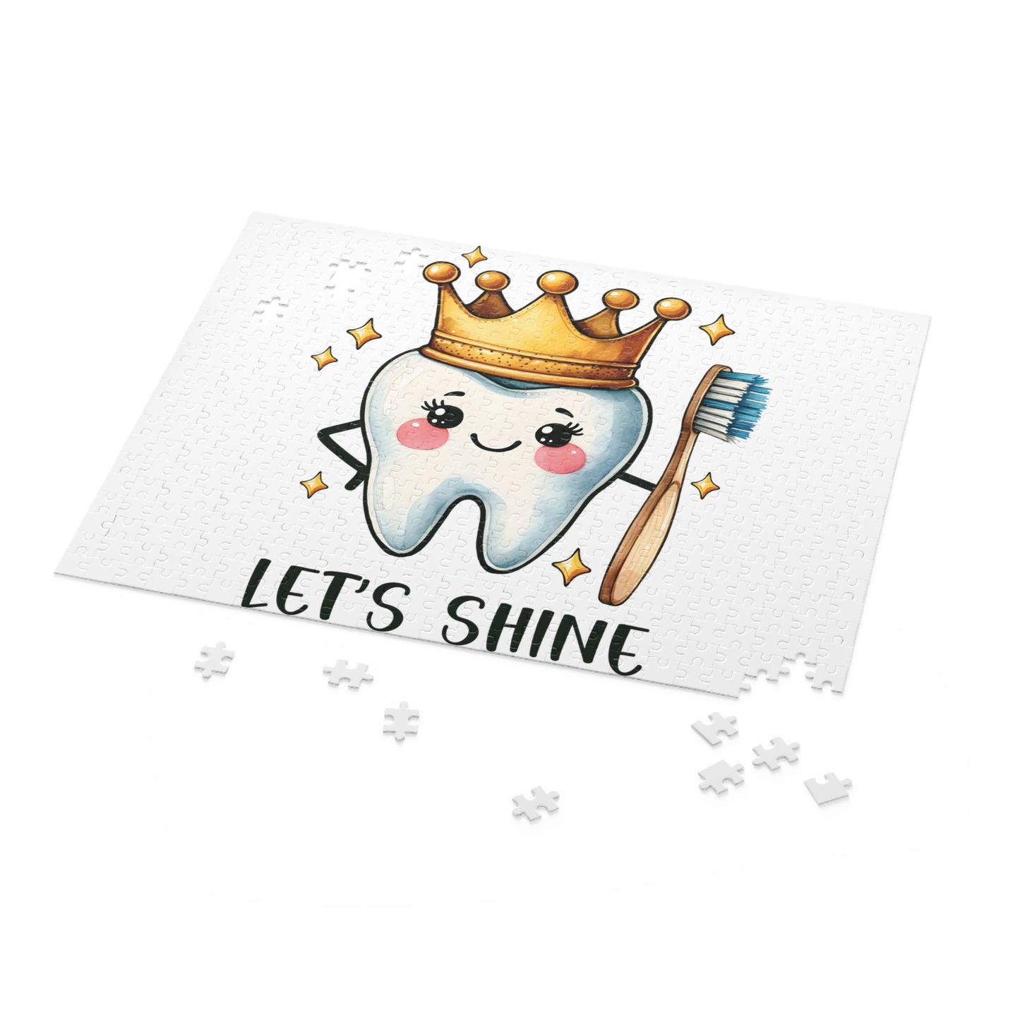 Personalised/Non-Personalised Puzzle, Dentist, Tooth (120, 252, 500-Piece)