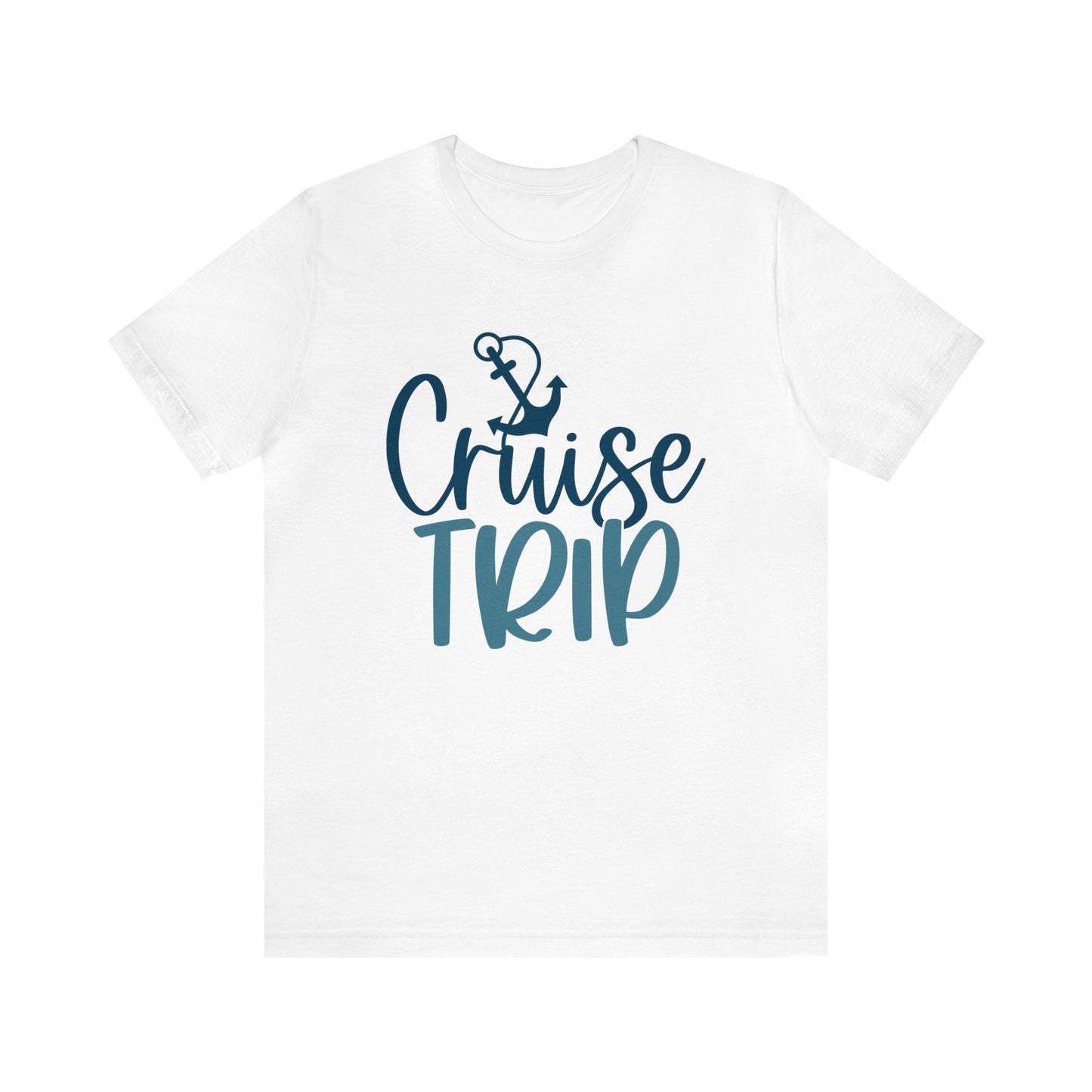 Unisex Adults Jersey Short Sleeve Tee, Cruise Tee, Cruise Trip, 100% Cotton, Light Fabric 142 g/m²