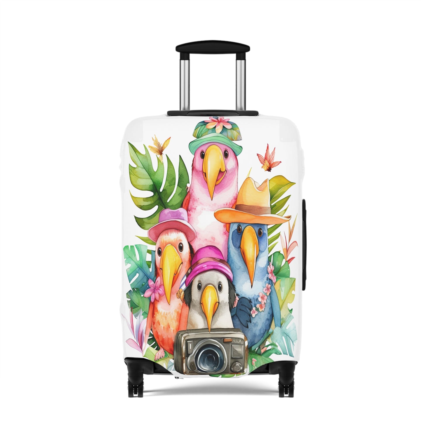 Luggage Cover, Parrots and Camera, awd-326