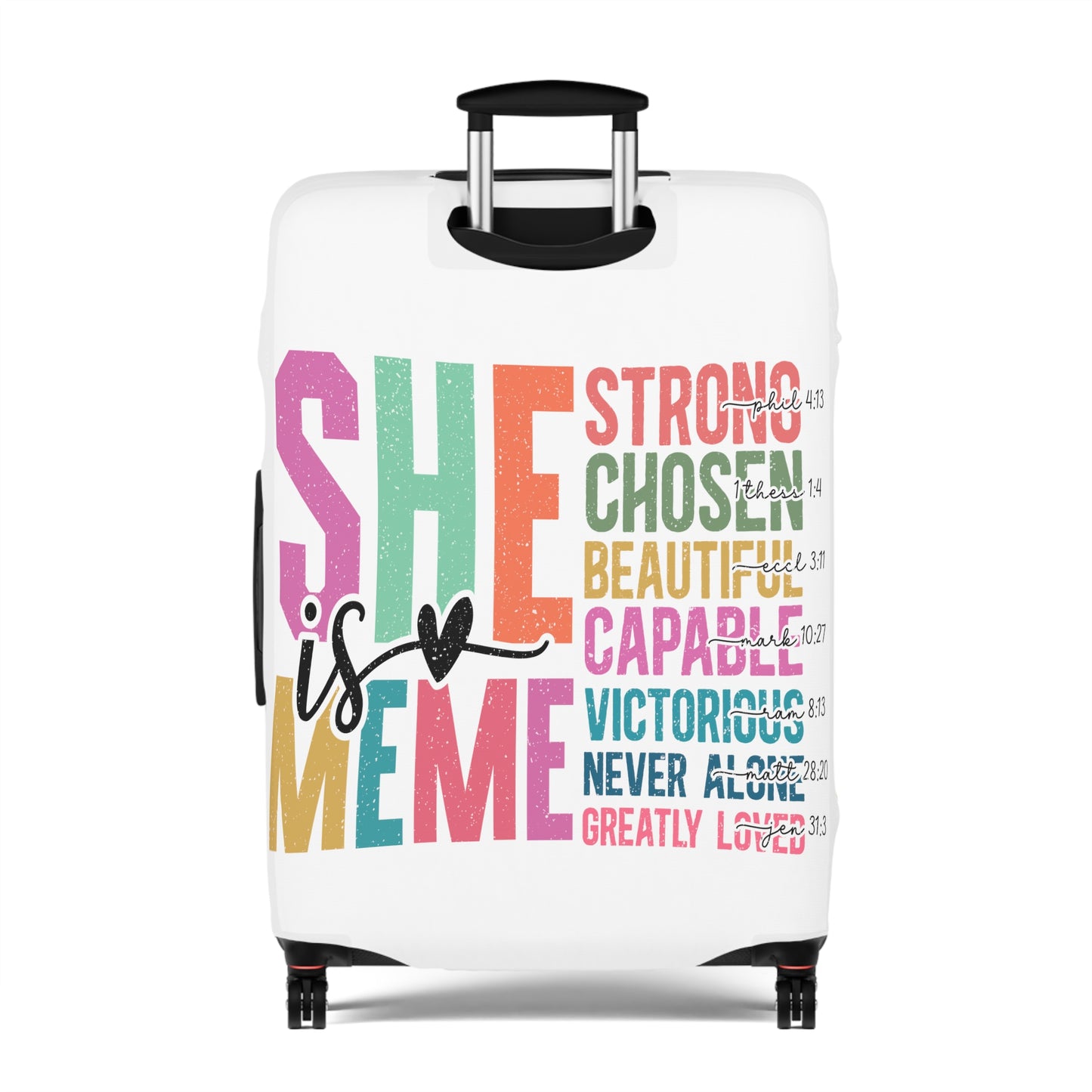 Luggage Cover, She is MeMe, awd-5021