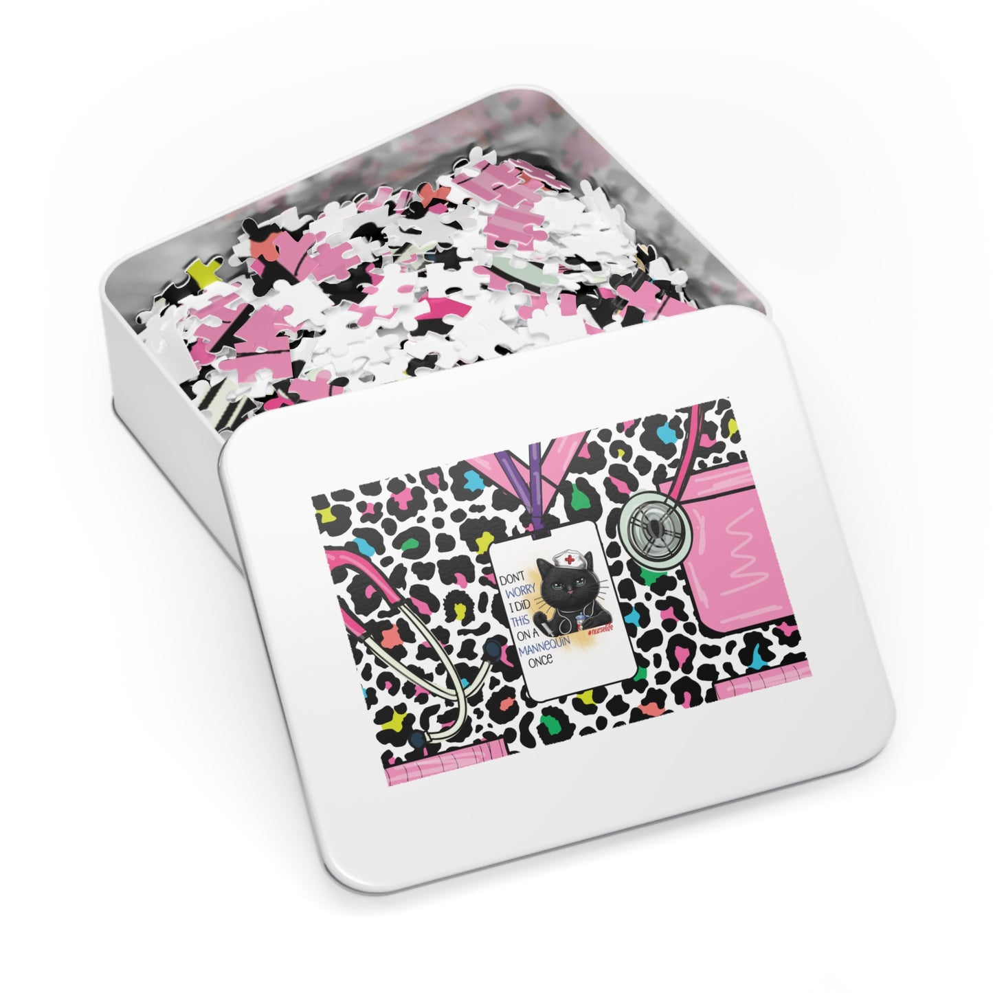 Jigsaw Puzzle, Nurse, Don't Worry I did this on a Mannequin Once, Personalised/Non-Personalised (30, 110, 252, 500,1000-Piece)