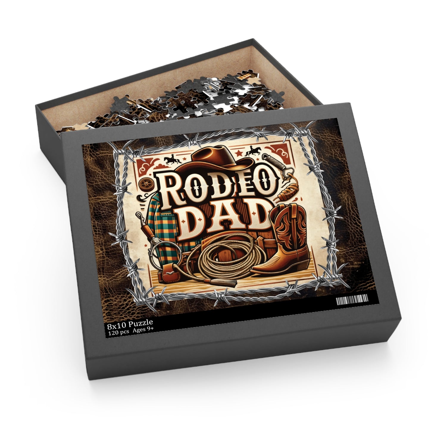 Puzzle, Western, Rodeo Dad  (120, 252, 500-Piece) awd-610