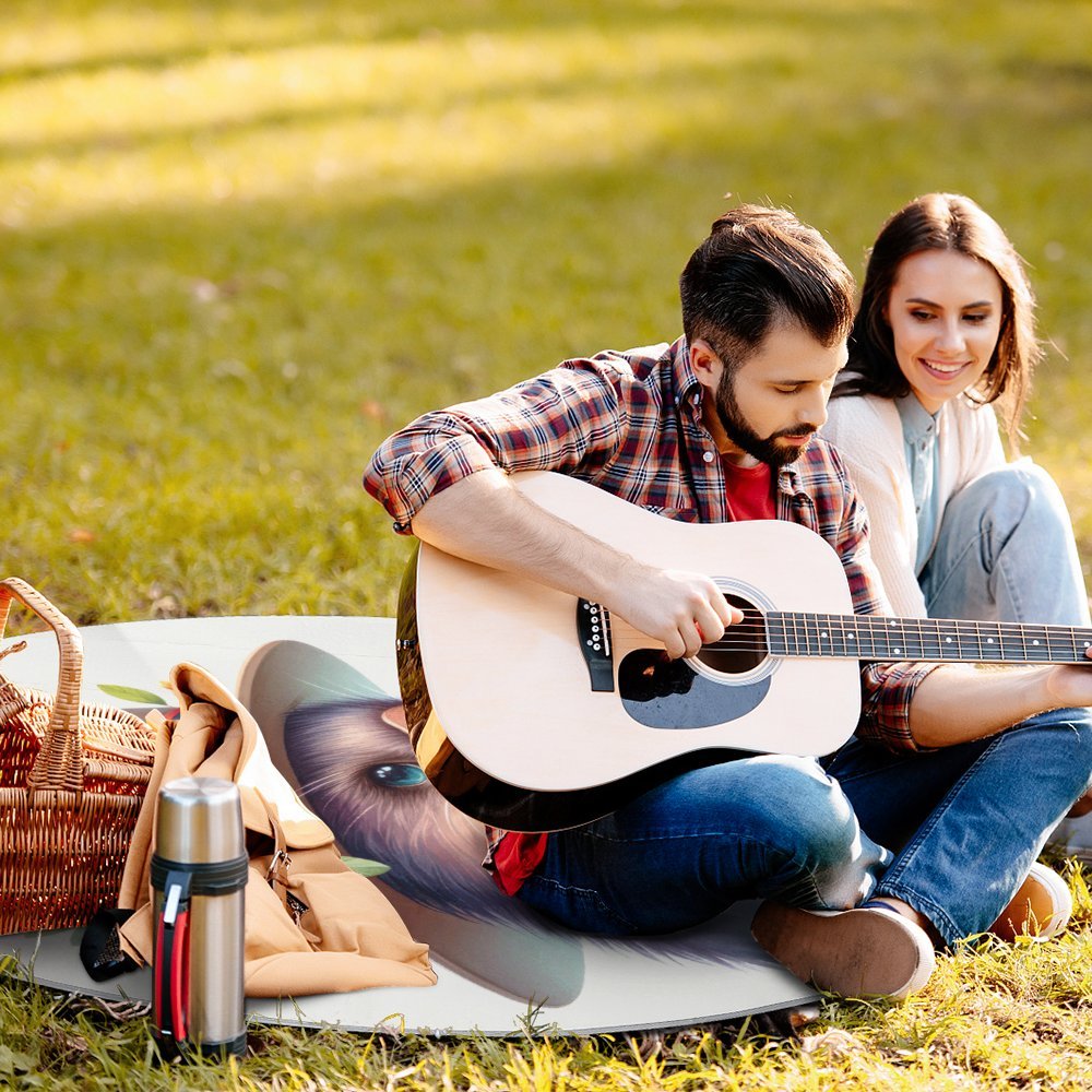 Round Picnic Mat Round outdoor picnic mat