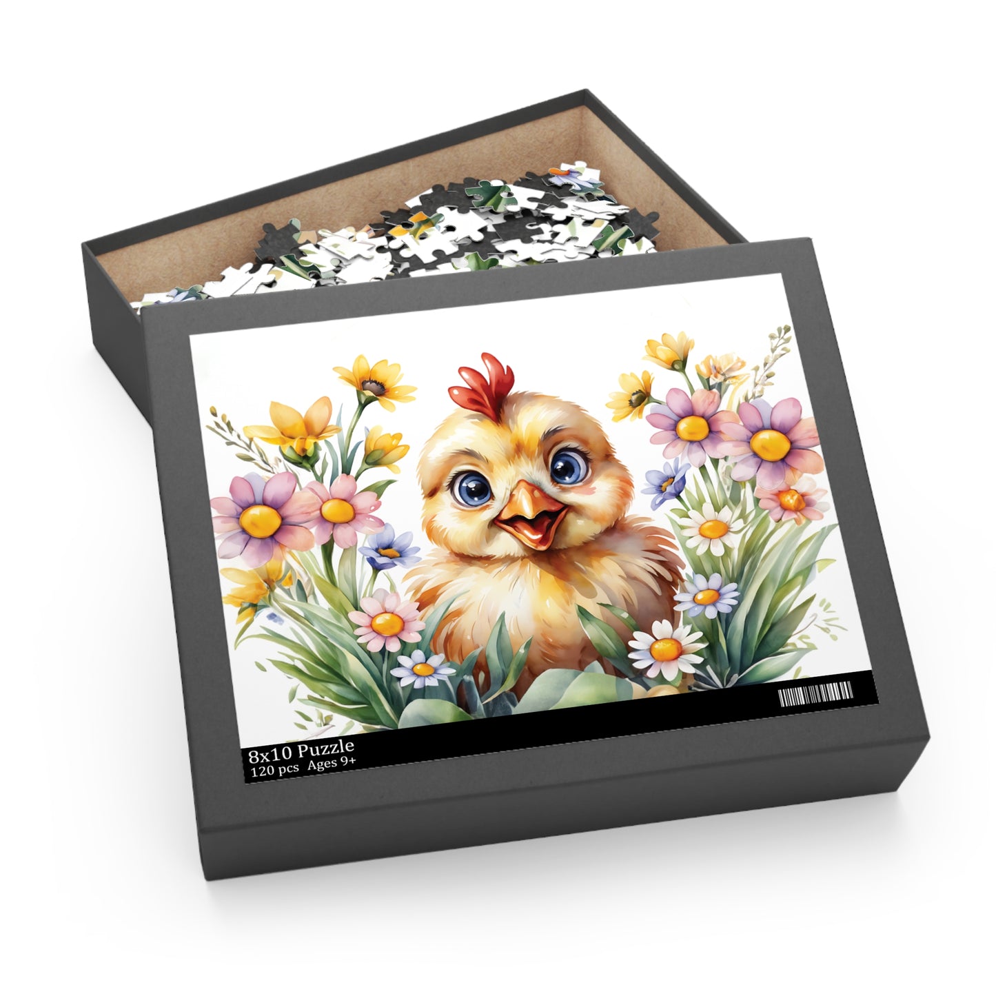 Personalised/Non-Personalised Puzzle, Chicken (120, 252, 500-Piece)