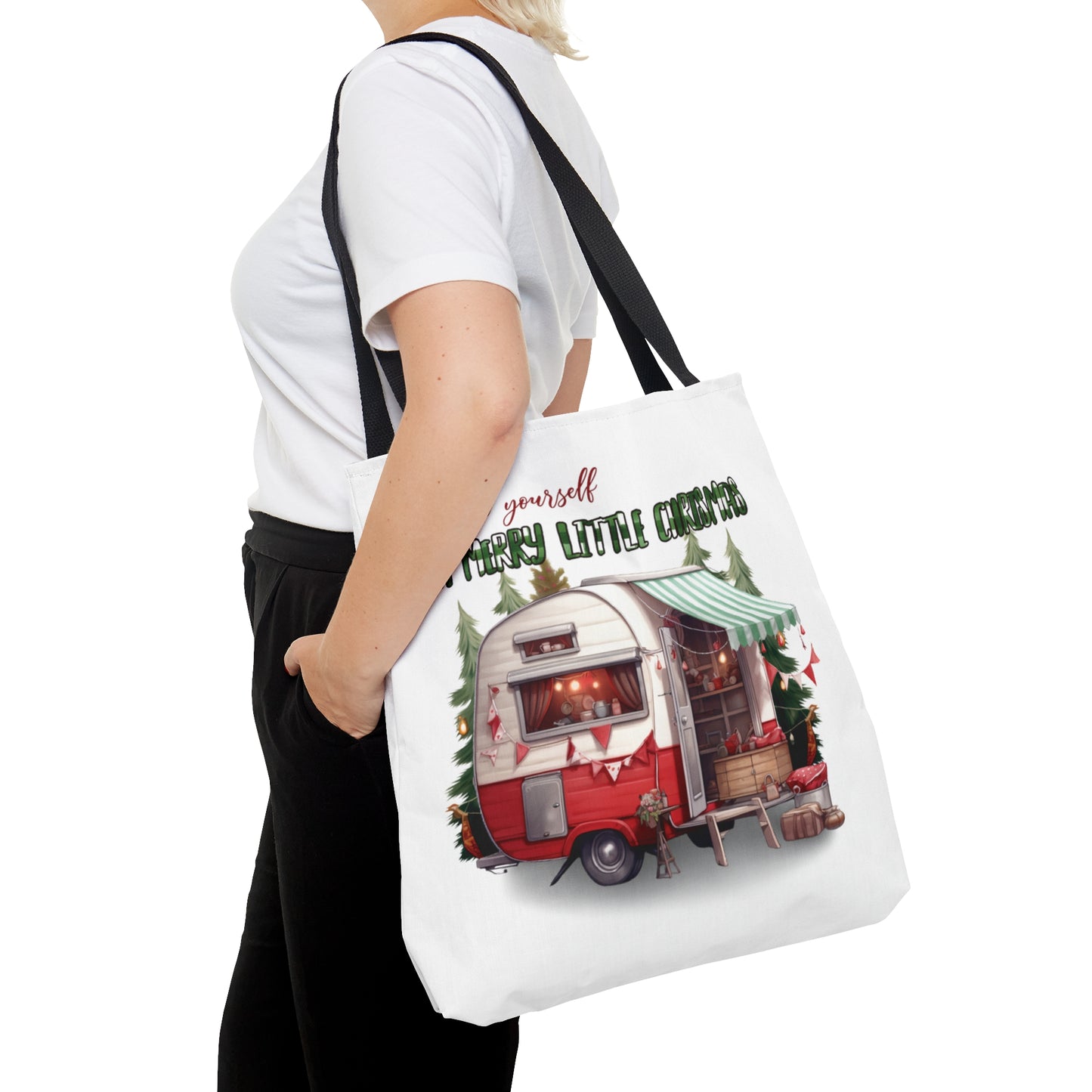 Tote Bag, Christmas, Camping