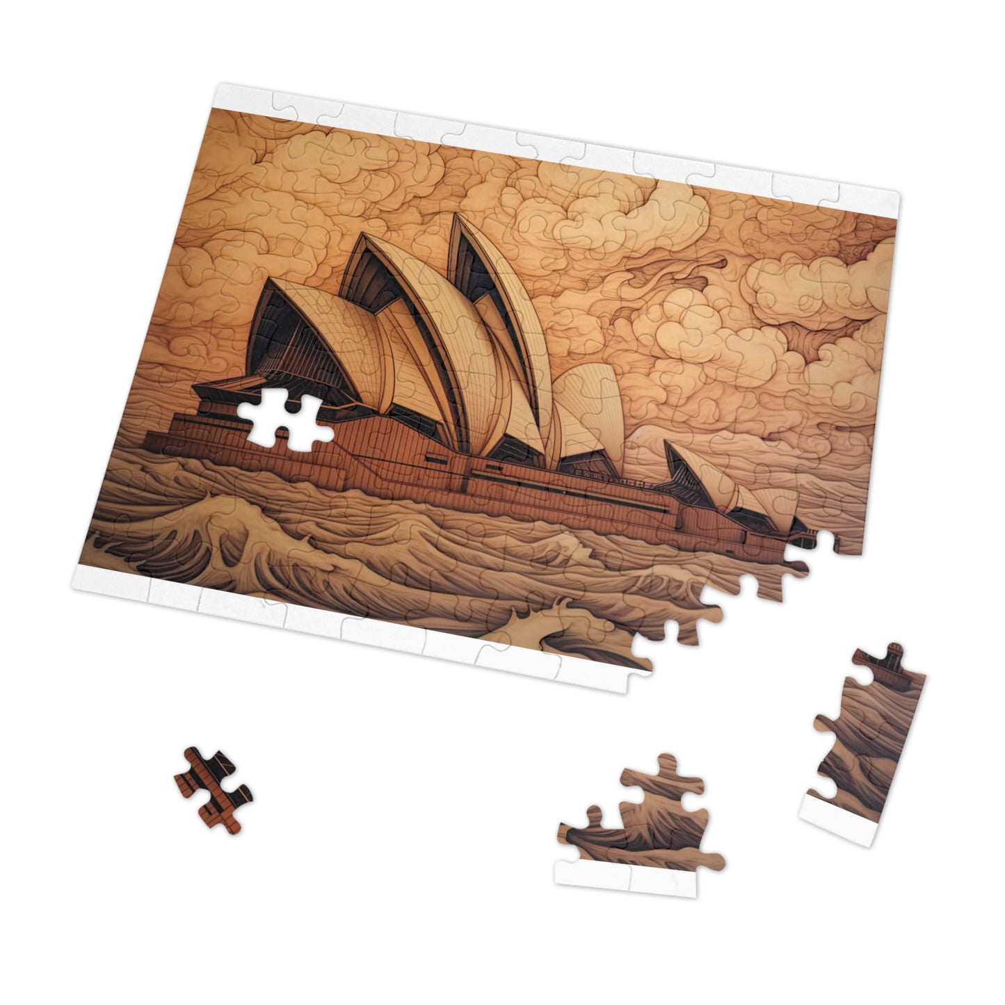 Jigsaw Puzzle, Sydney, Opera House, Australia, Personalised/Non-Personalised (30, 110, 252, 500,1000-Piece)