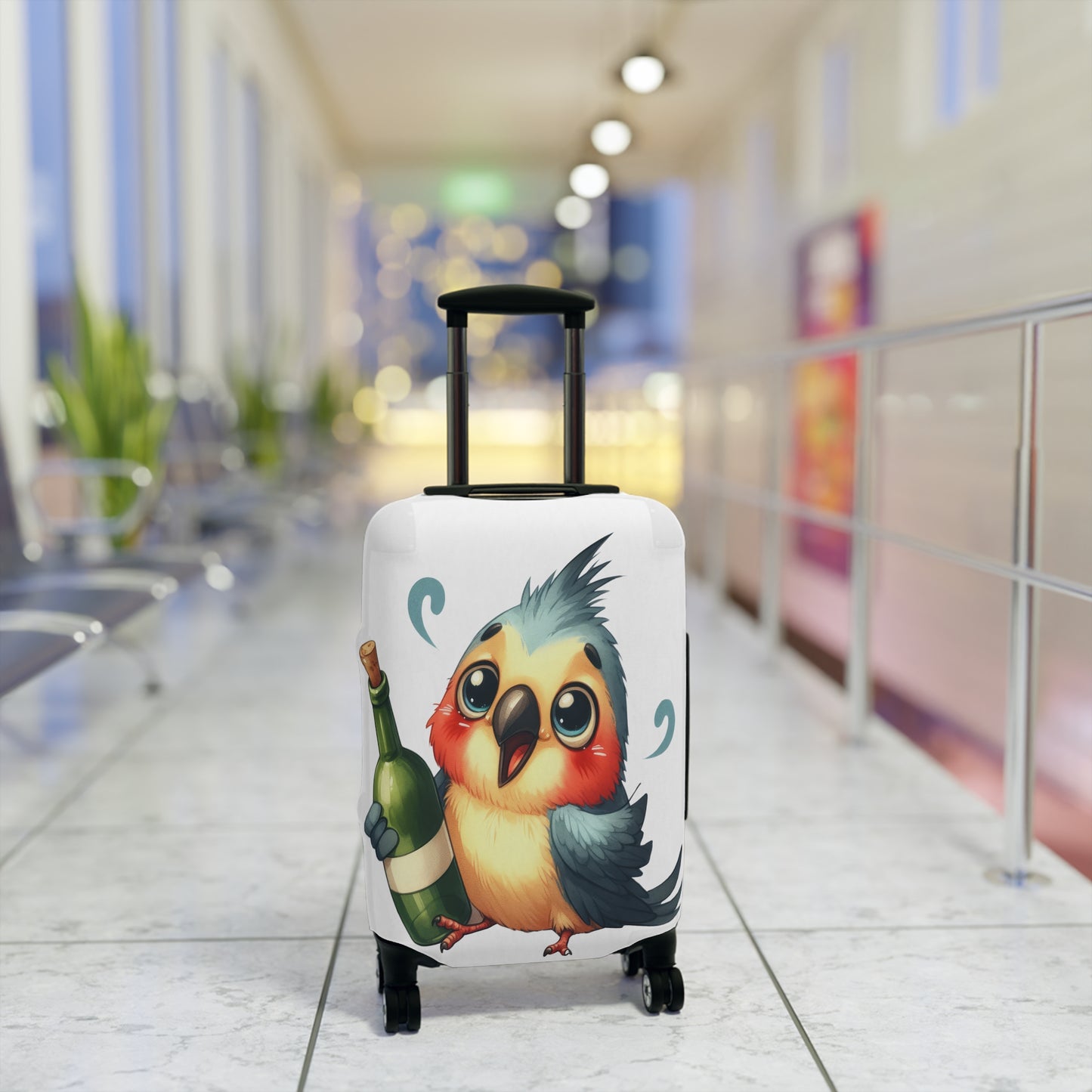 Luggage Cover, Cute Bird, awd-1645