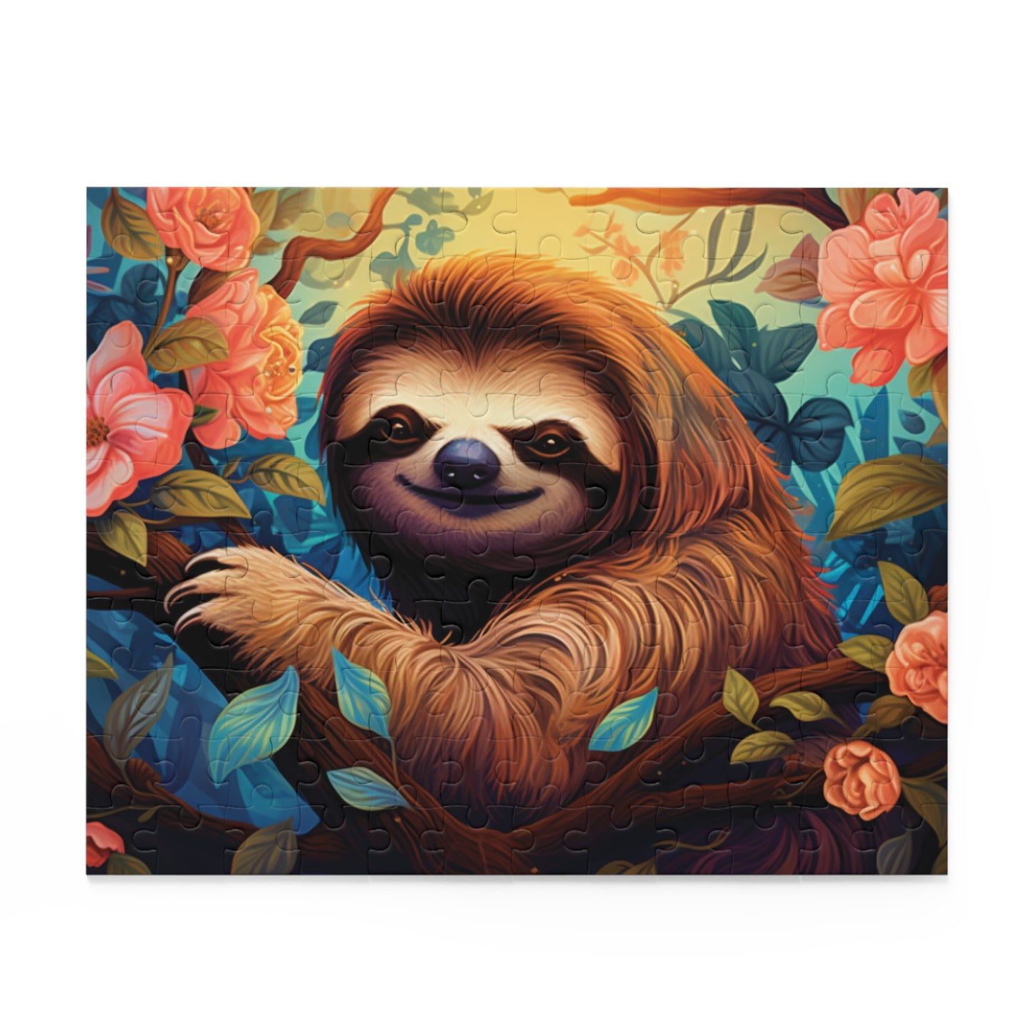 Personalised/Non-Personalised Puzzle, Sloth (120, 252, 500-Piece)